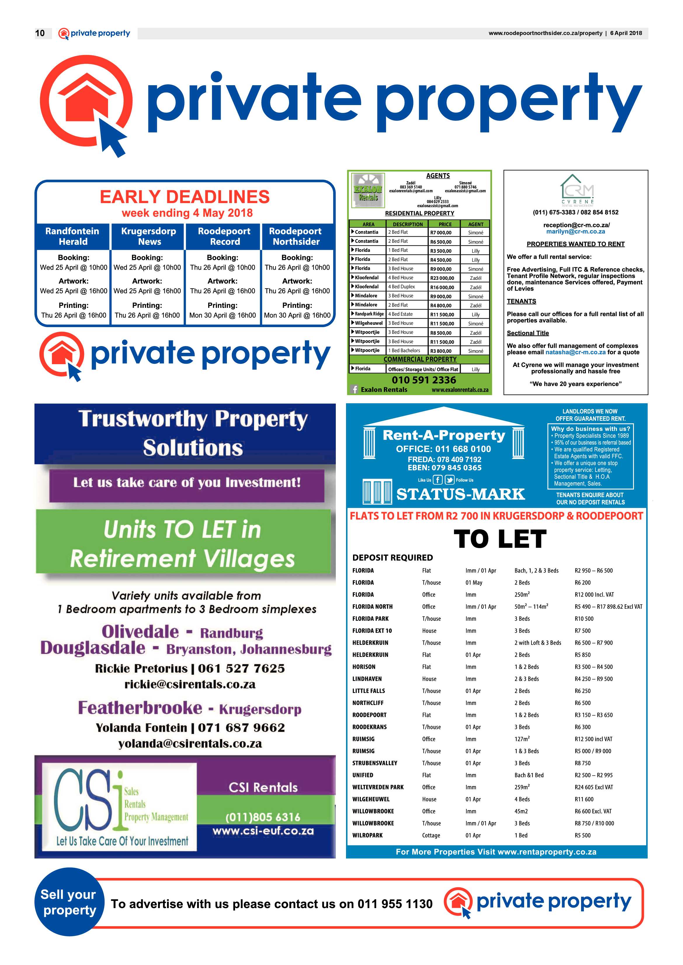 Roodepoort Northsider 6 April 2018 page 10