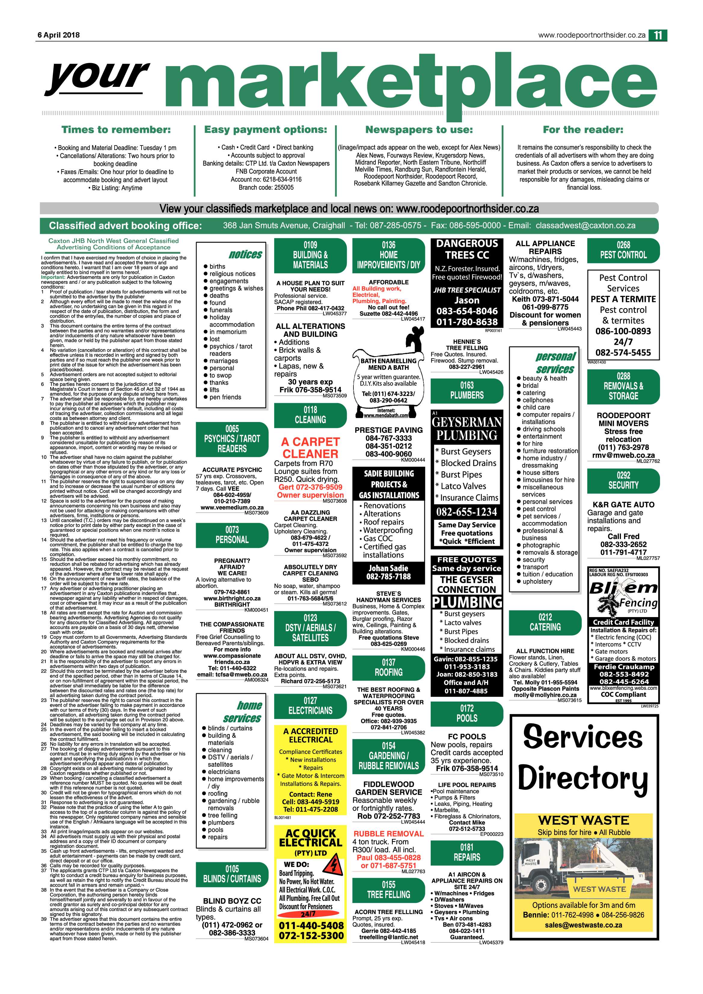 Roodepoort Northsider 6 April 2018 page 11