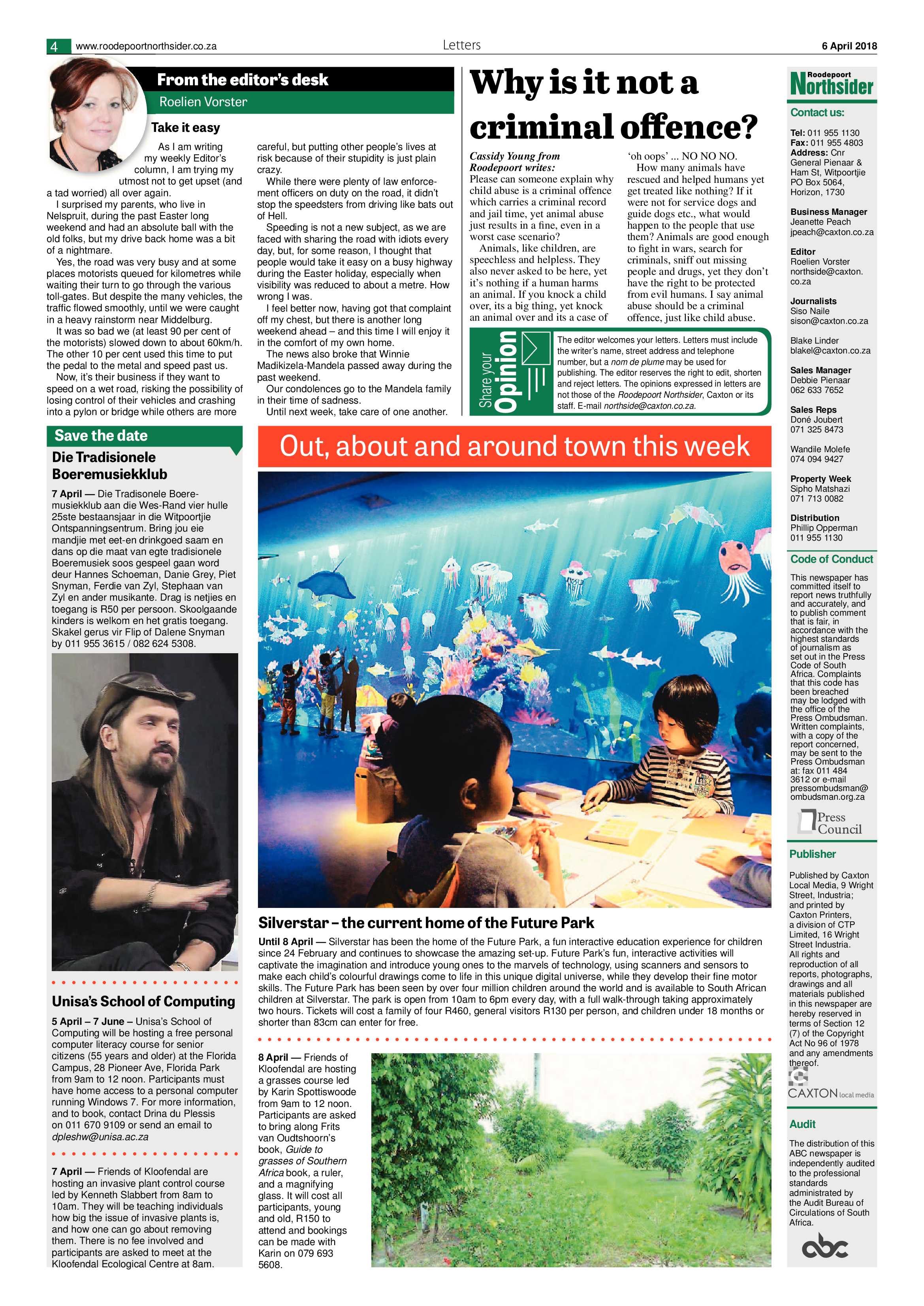 Roodepoort Northsider 6 April 2018 page 4