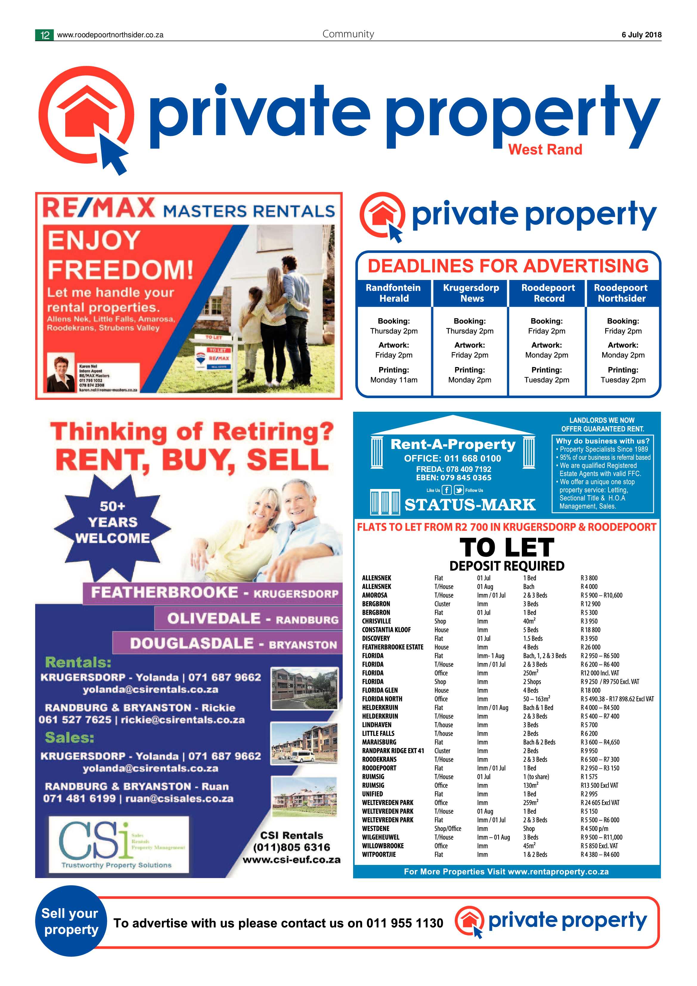 Roodepoort Northsider 6 July 2018 page 12