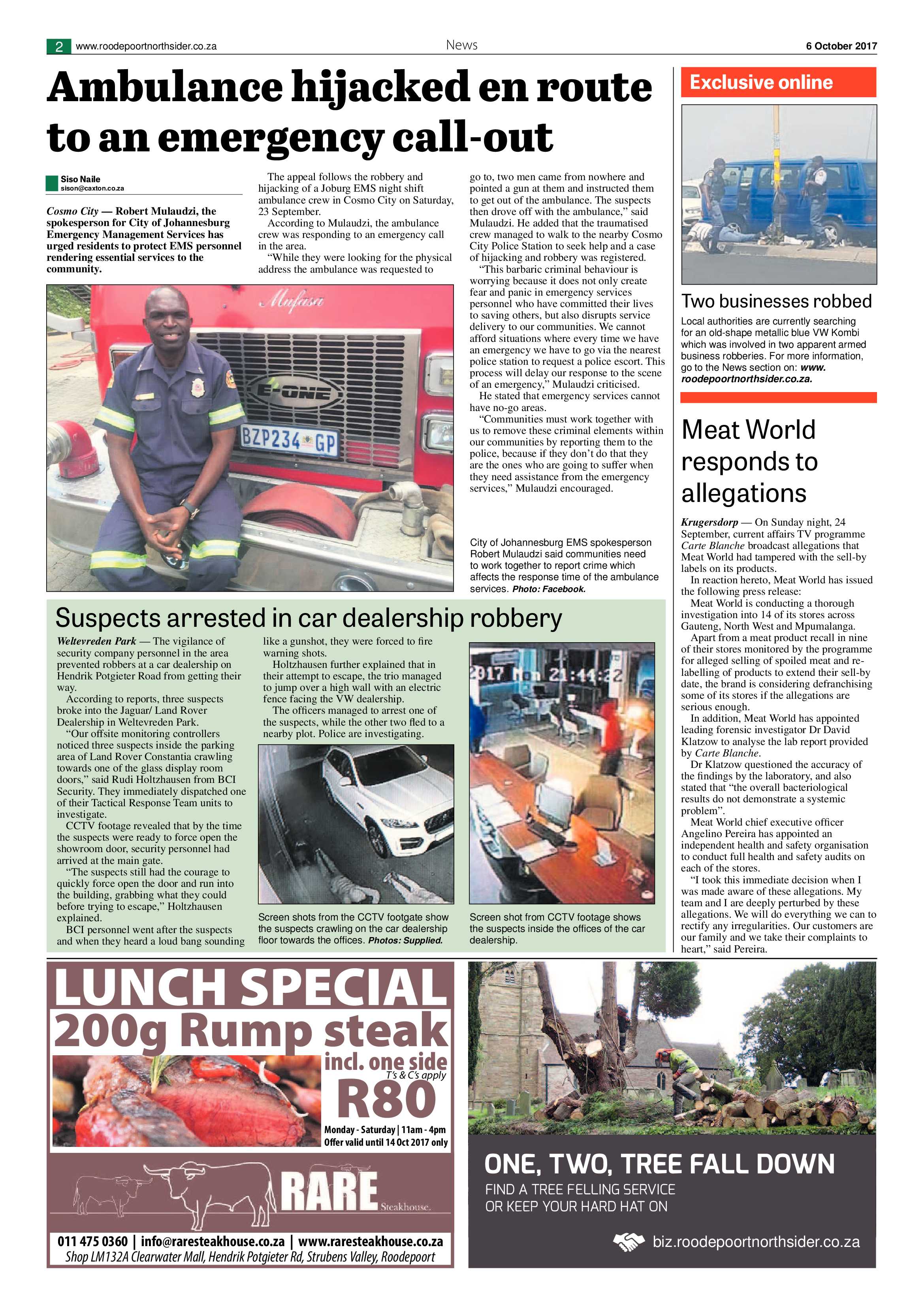 Roodepoort Northsider 6 October 2017 page 22