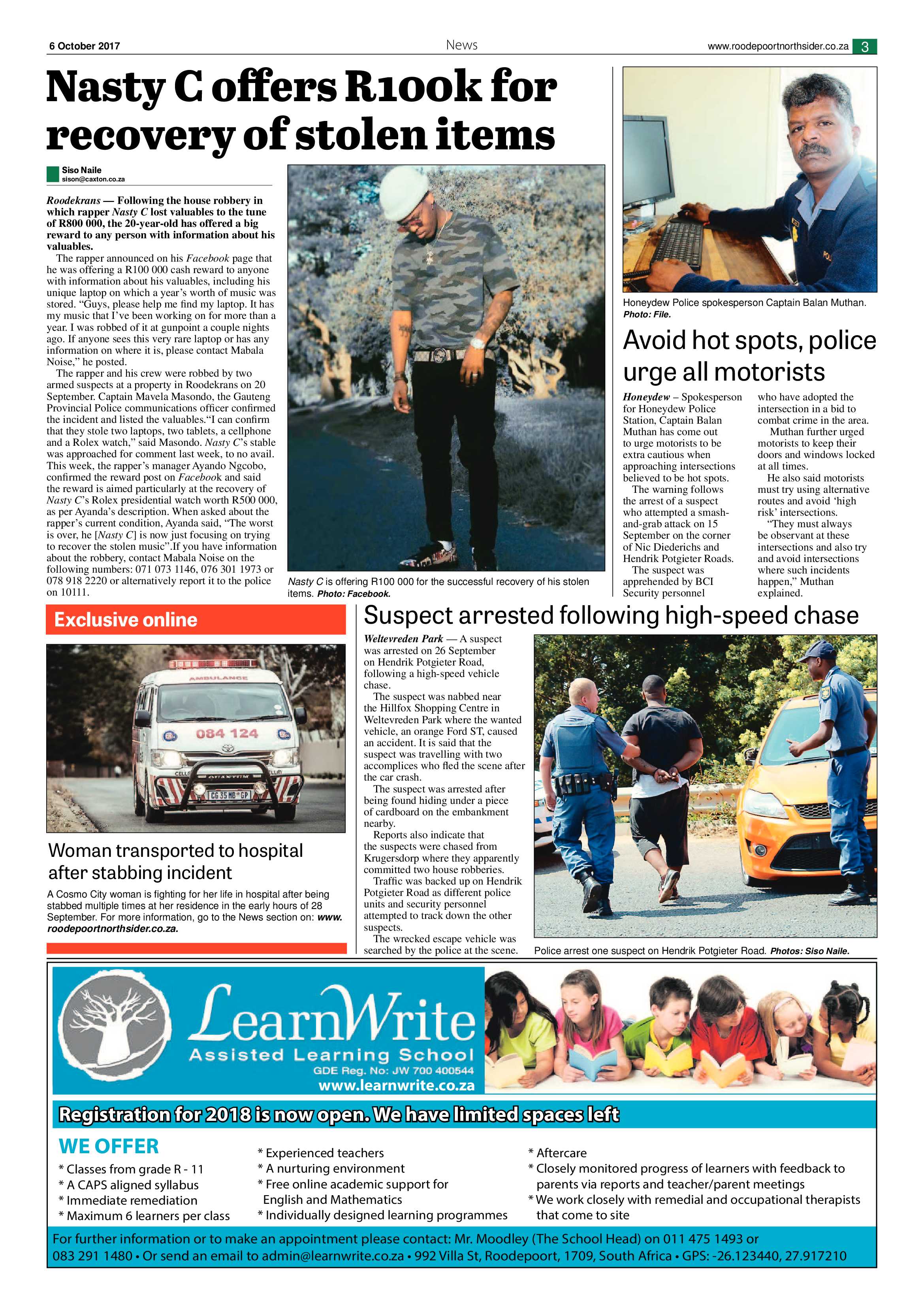 Roodepoort Northsider 6 October 2017 page 23