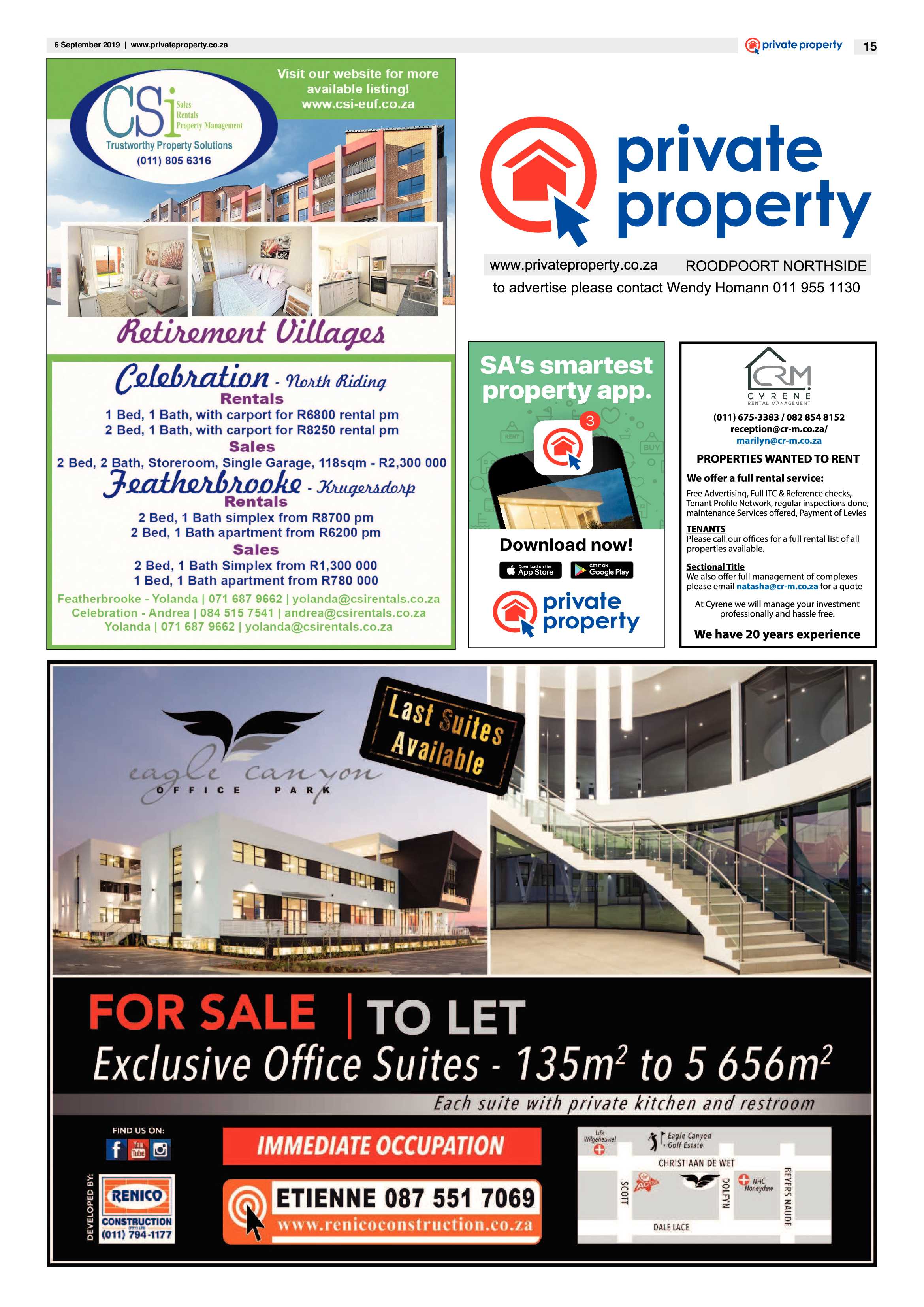 Roodepoort Northsider 6 September 2019 page 15