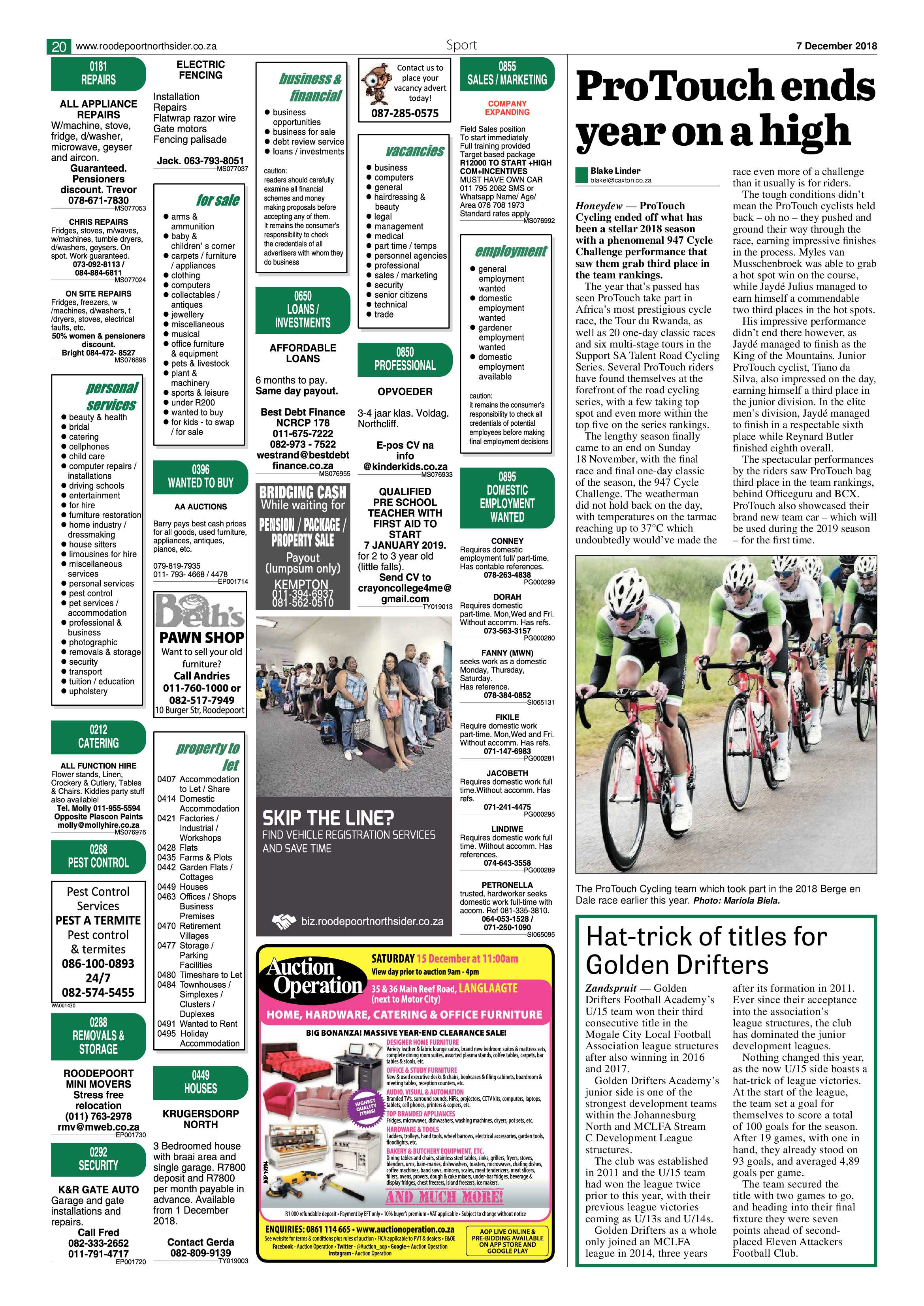 Roodepoort Northsider 7 December 2018 page 20