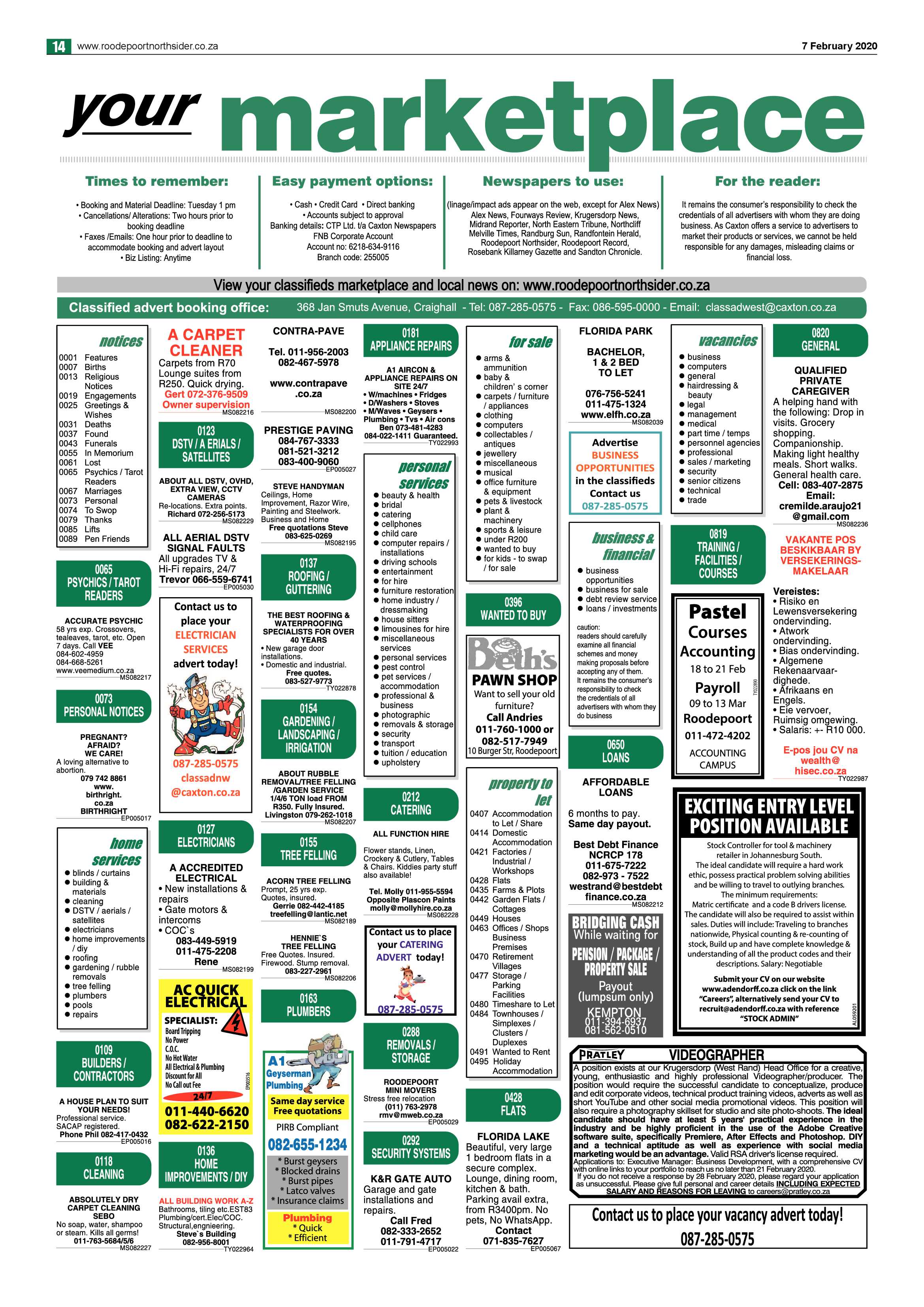 Roodepoort Northsider 7 February 2020 page 14