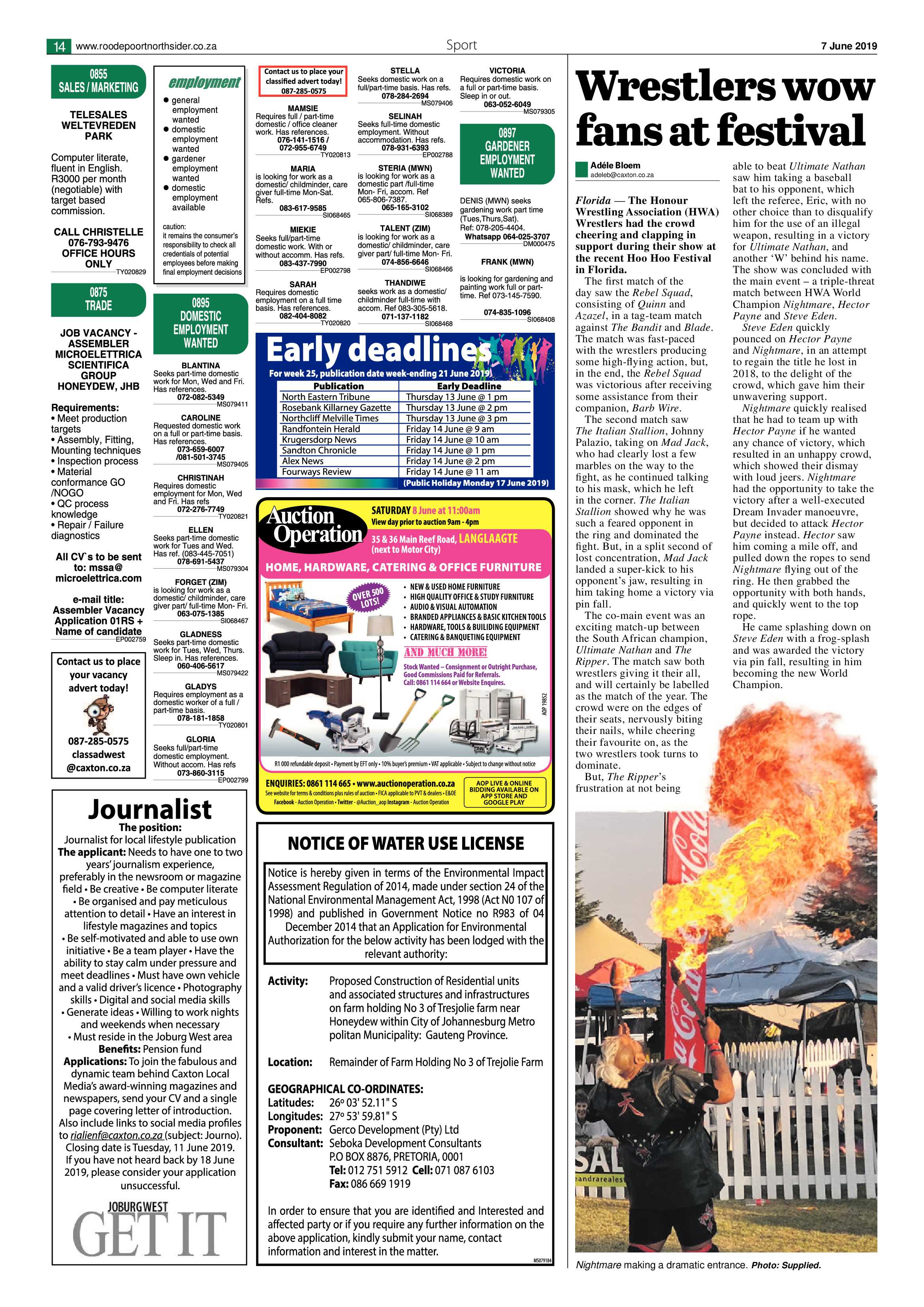 Roodepoort Northsider 7 June 2019 page 14
