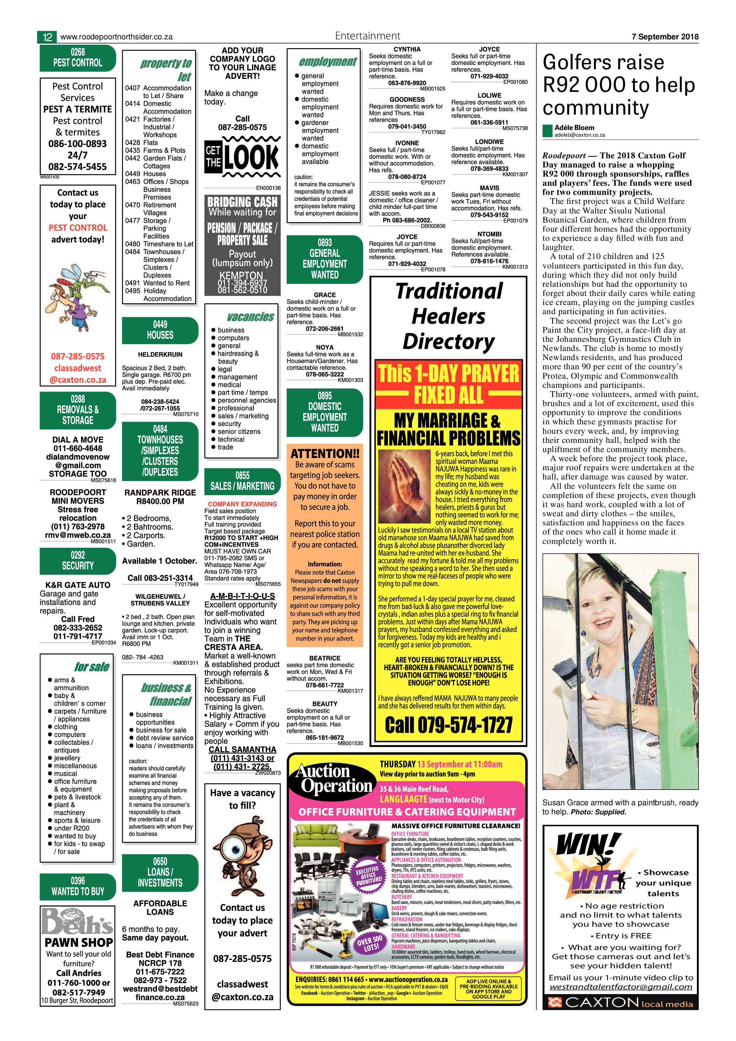 Roodepoort Northsider 7 September 2018 page 12