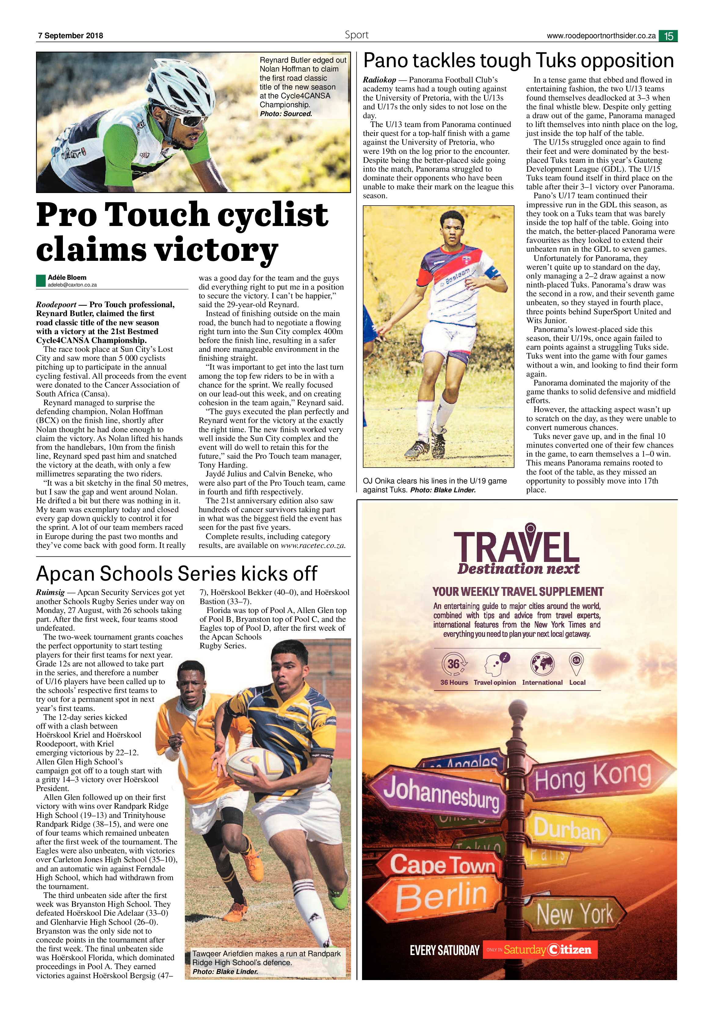 Roodepoort Northsider 7 September 2018 page 15