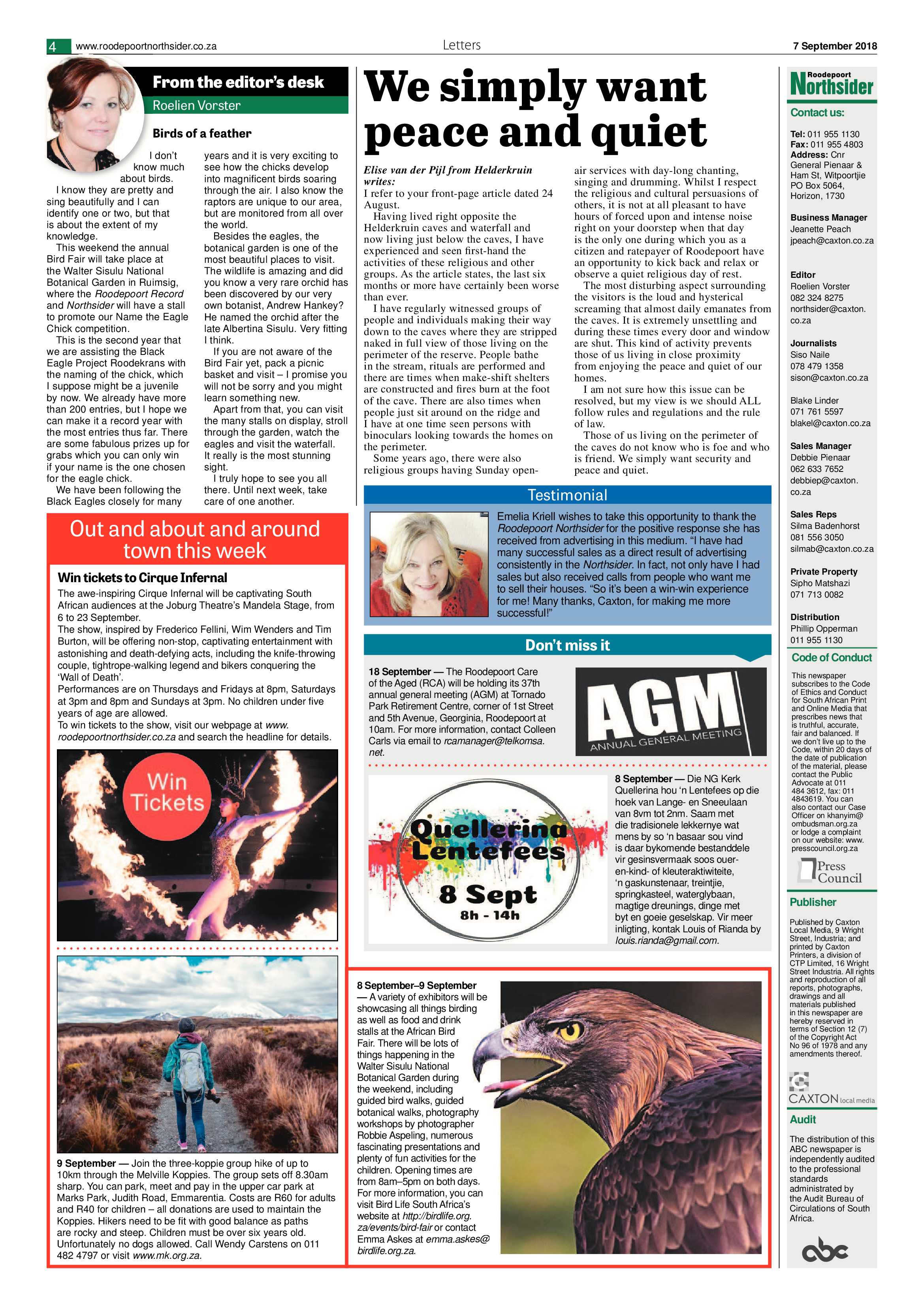 Roodepoort Northsider 7 September 2018 page 4