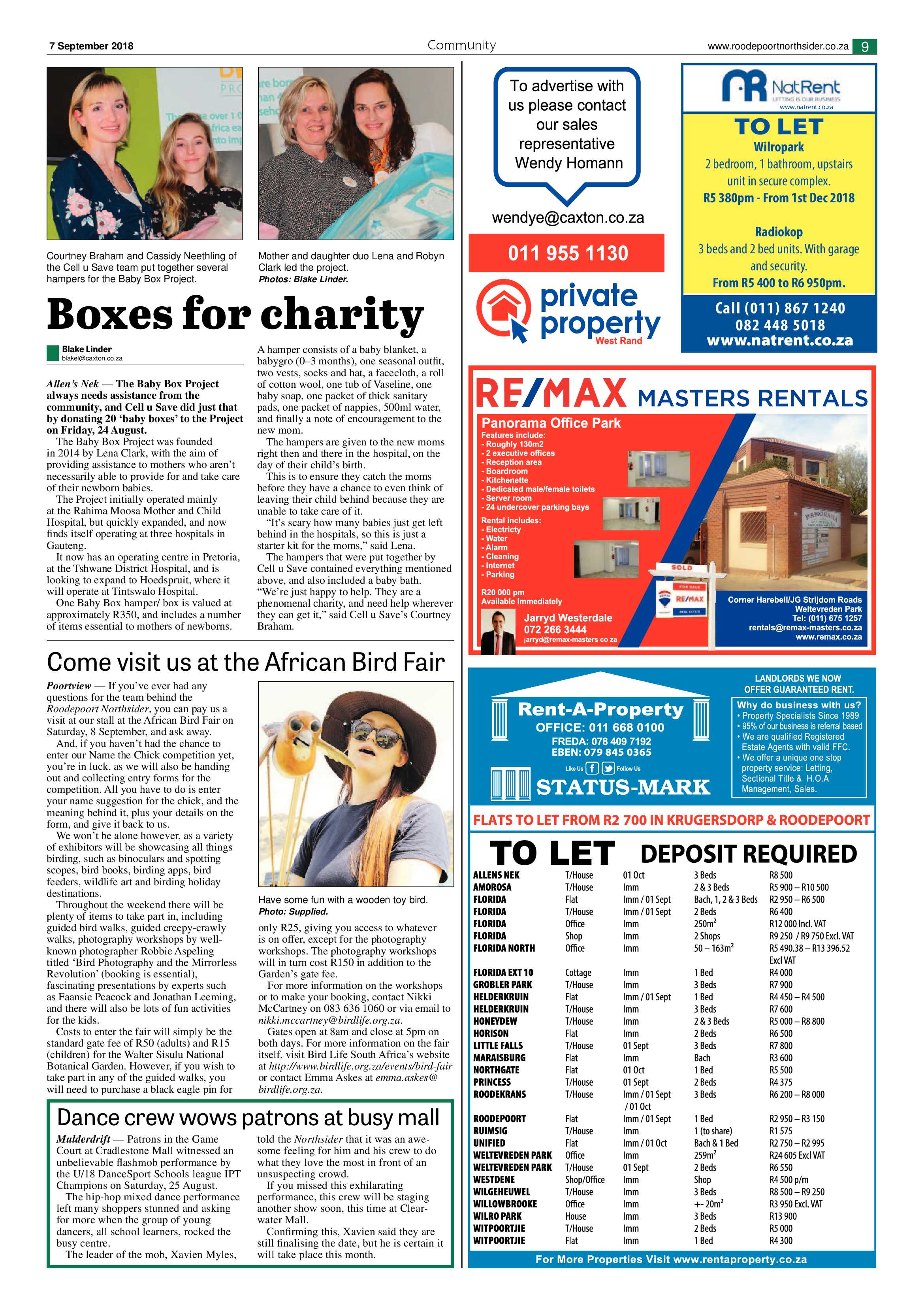 Roodepoort Northsider 7 September 2018 page 9