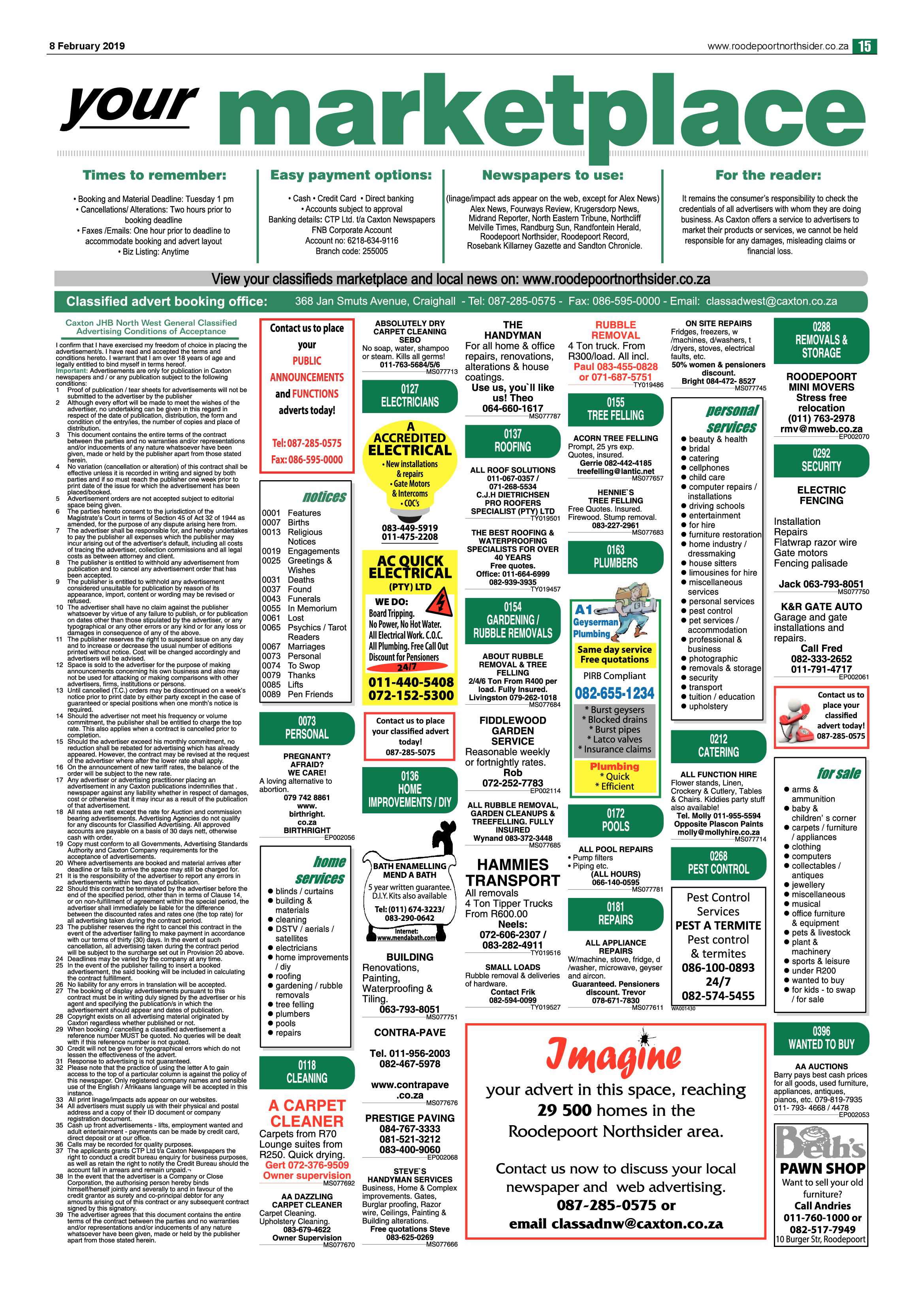 Roodepoort Northsider 8 February 2019 page 15