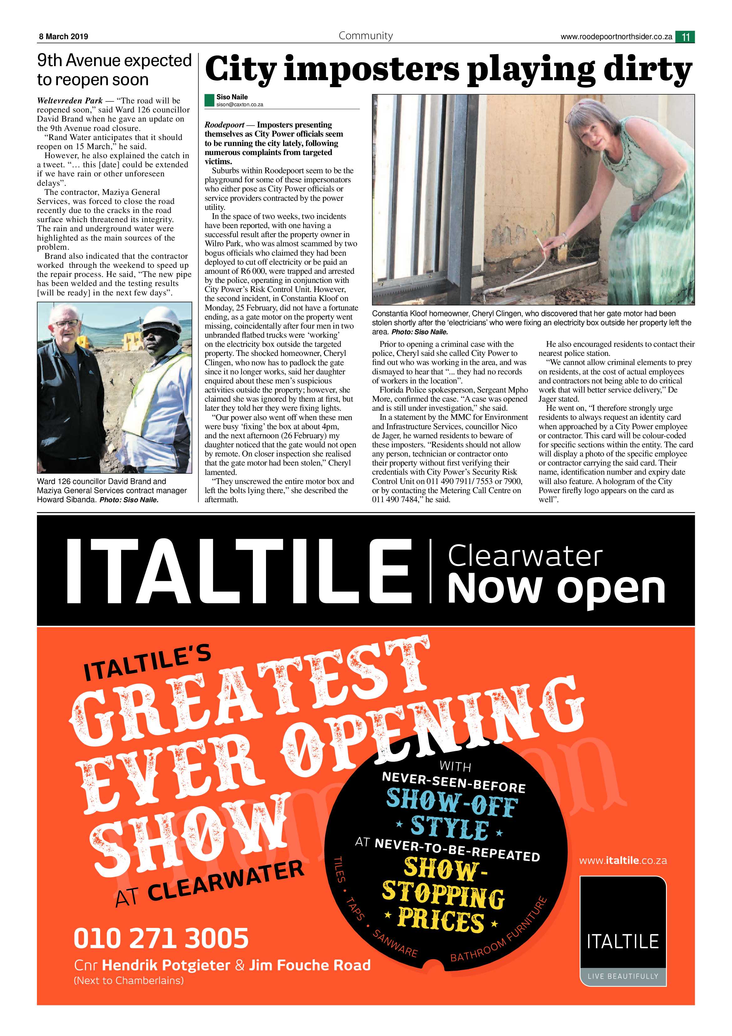 Roodepoort Northsider 8 March 2019 page 11