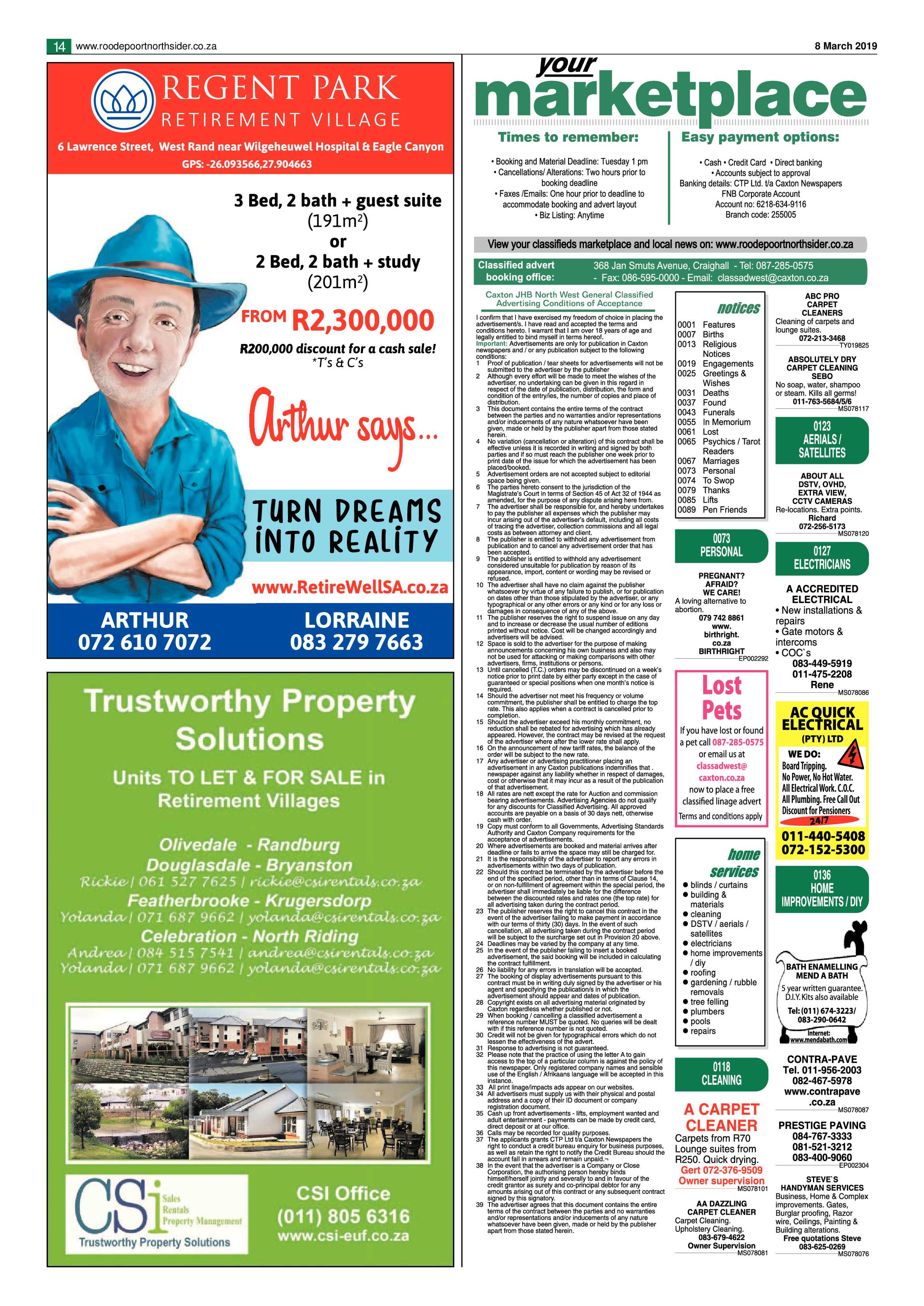 Roodepoort Northsider 8 March 2019 page 14
