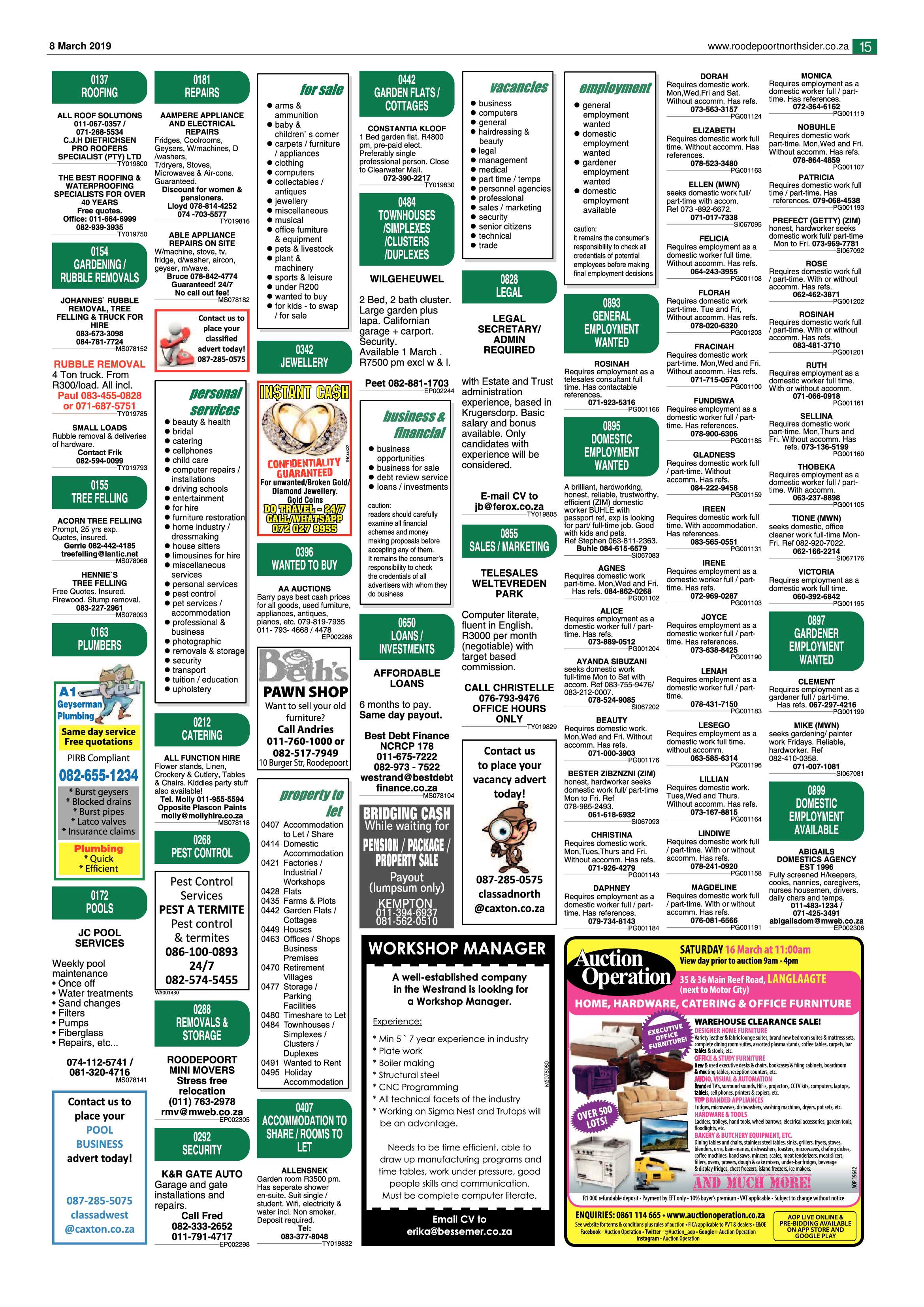 Roodepoort Northsider 8 March 2019 page 15