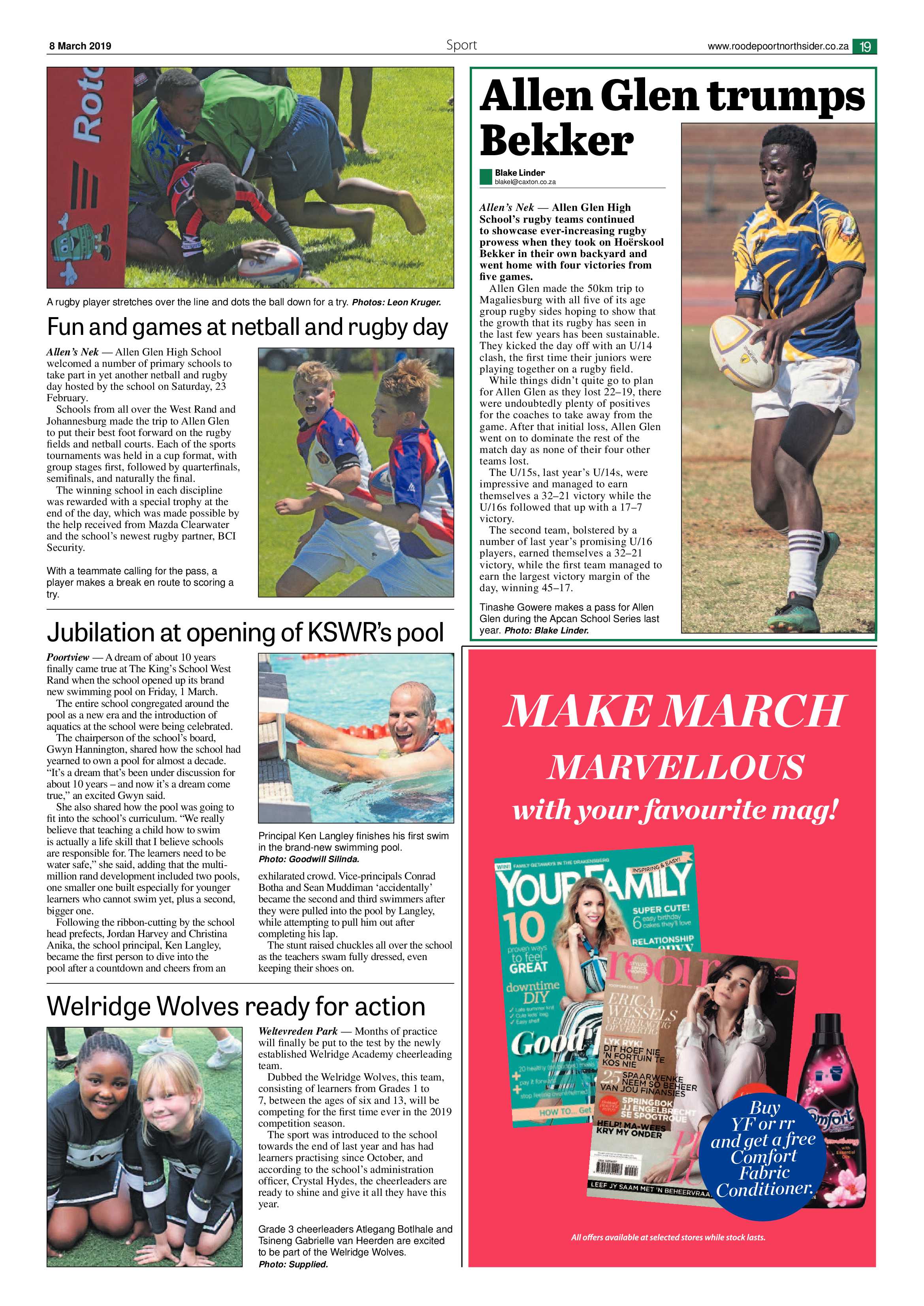 Roodepoort Northsider 8 March 2019 page 19