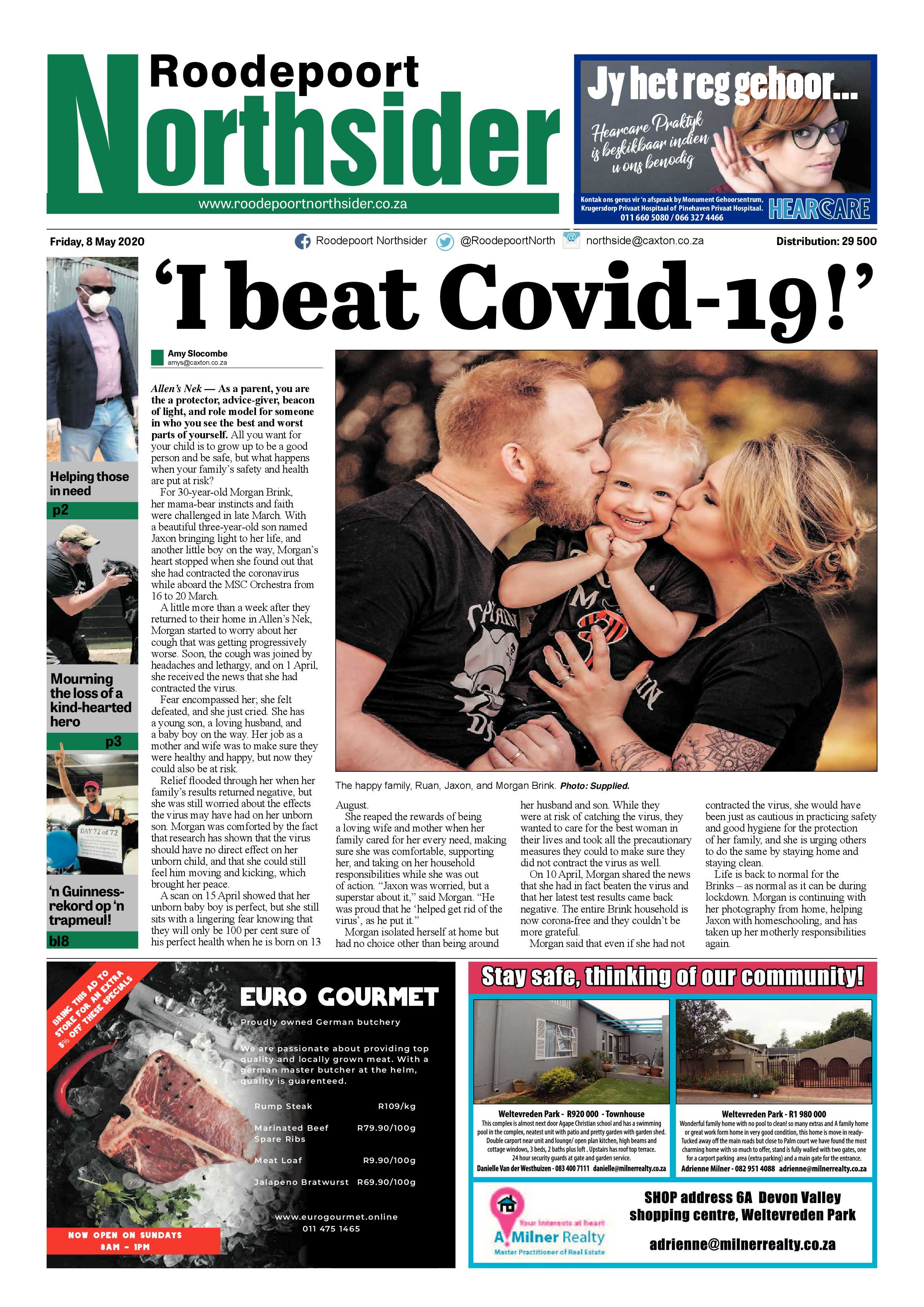 Roodepoort Northsider 8 May 2020 page 1