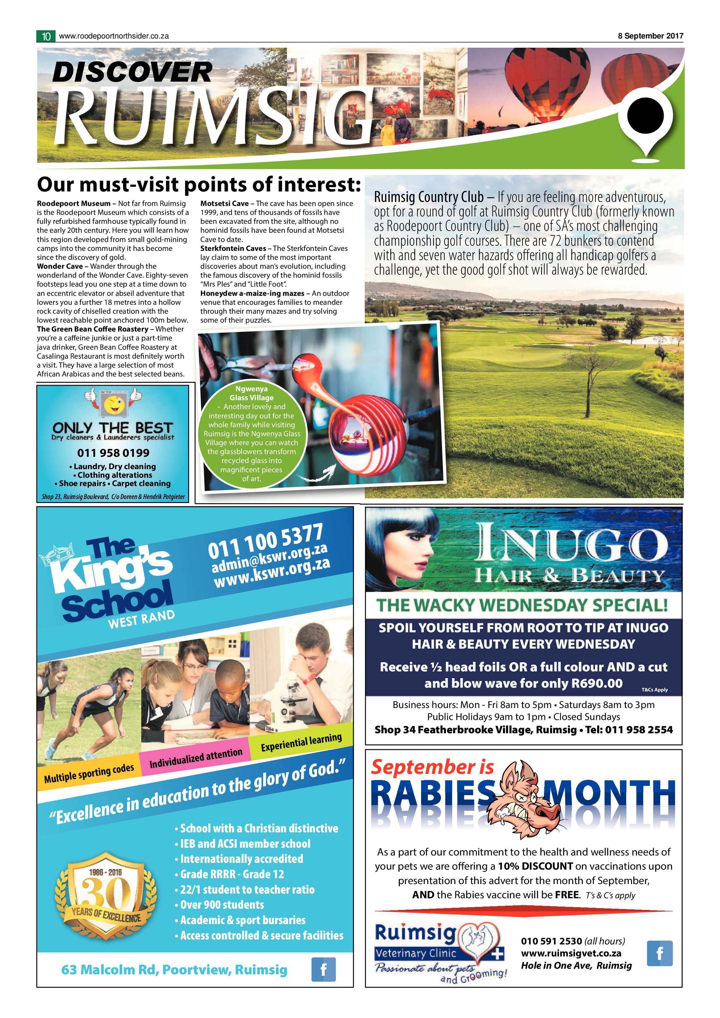 Roodepoort Northsider 8 September 2017 page 10