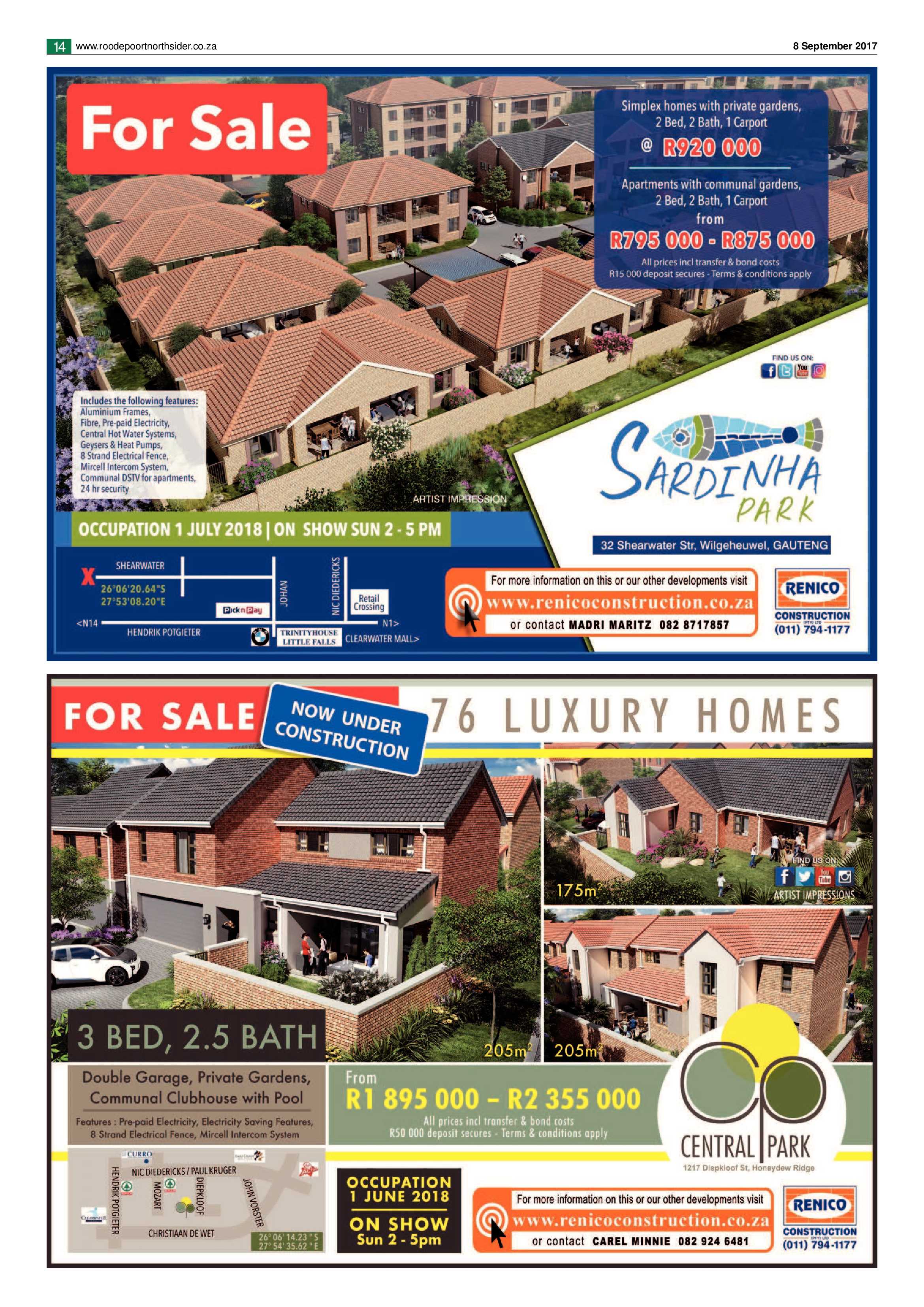 Roodepoort Northsider 8 September 2017 page 14