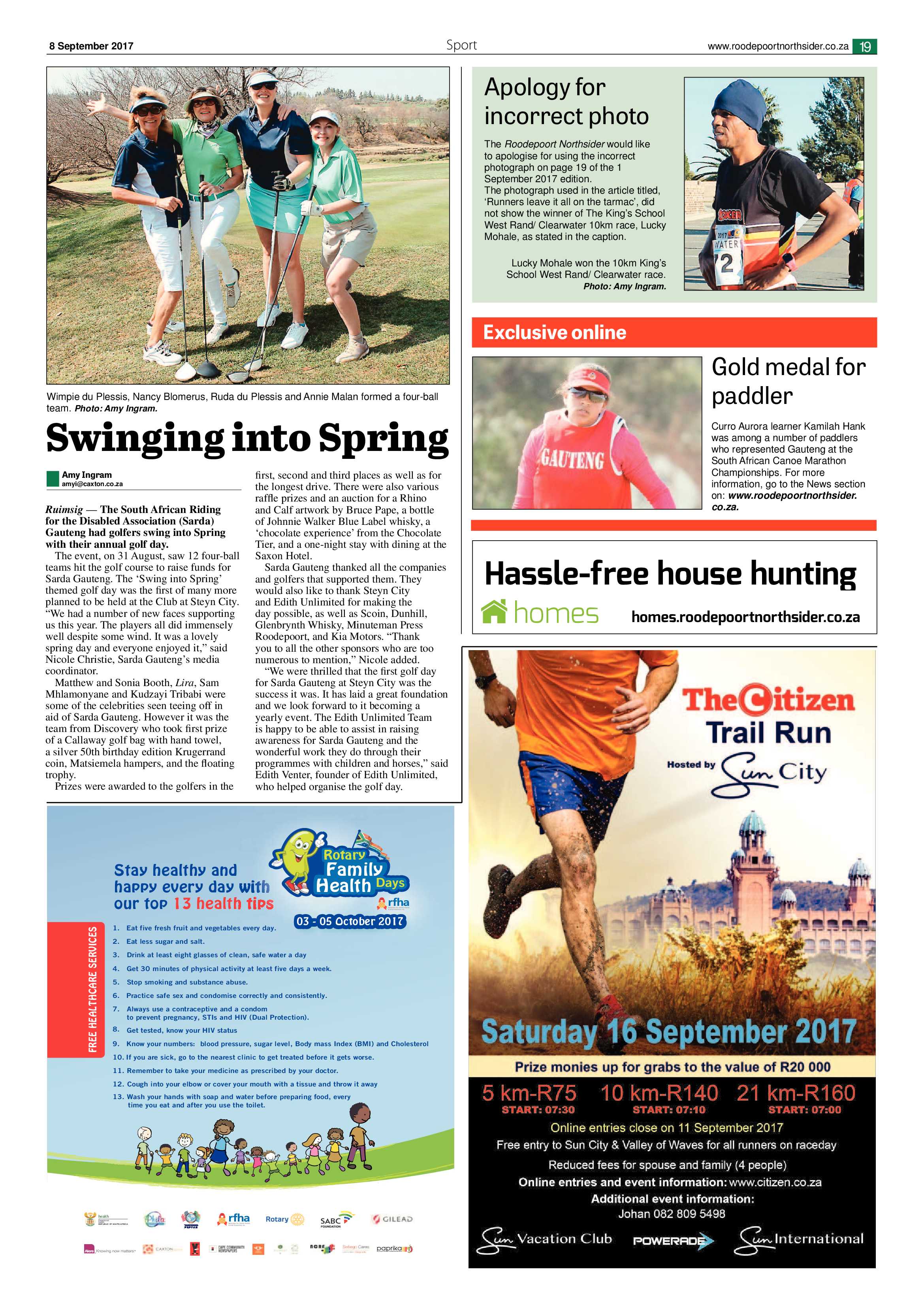 Roodepoort Northsider 8 September 2017 page 19