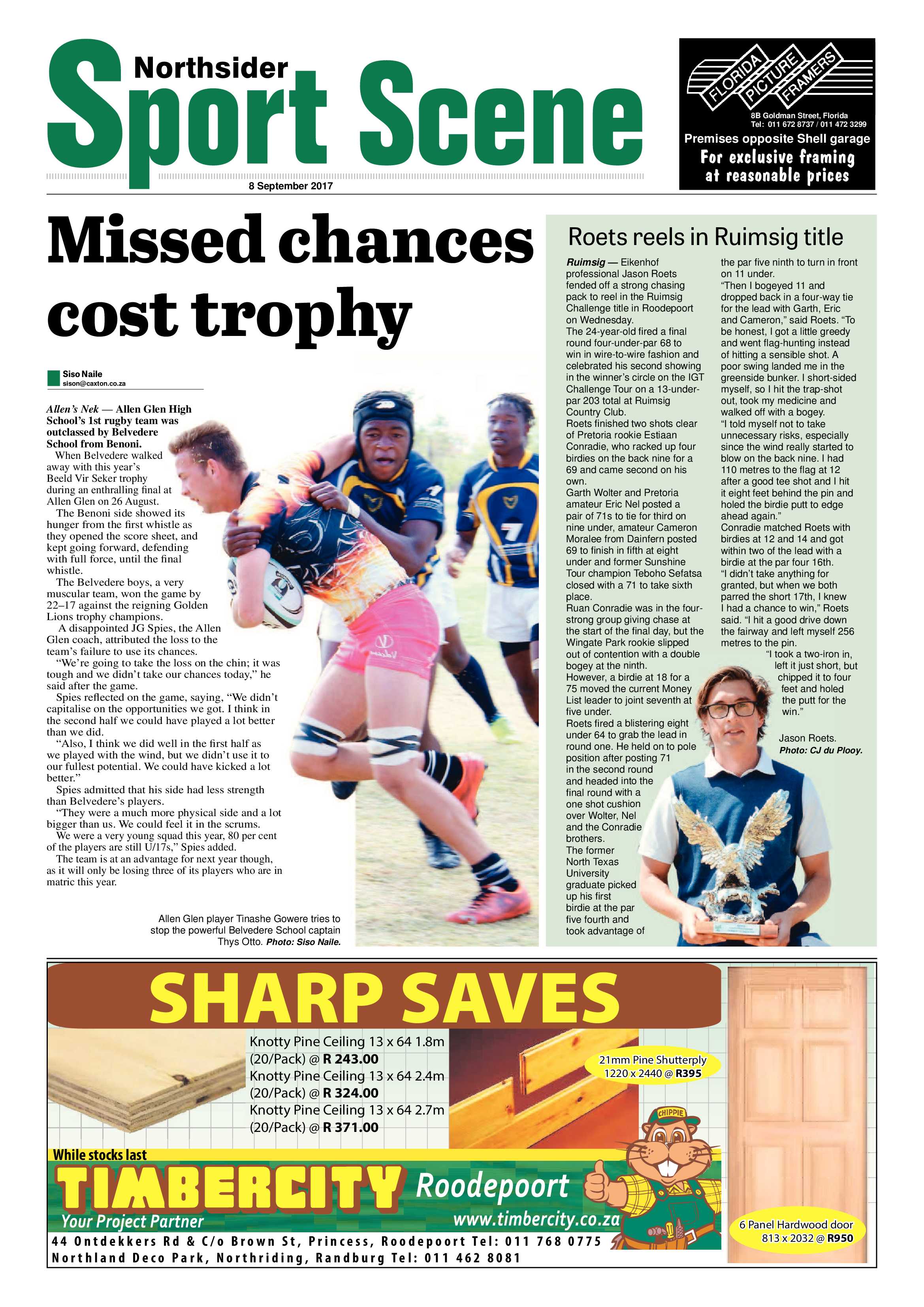 Roodepoort Northsider 8 September 2017 page 20