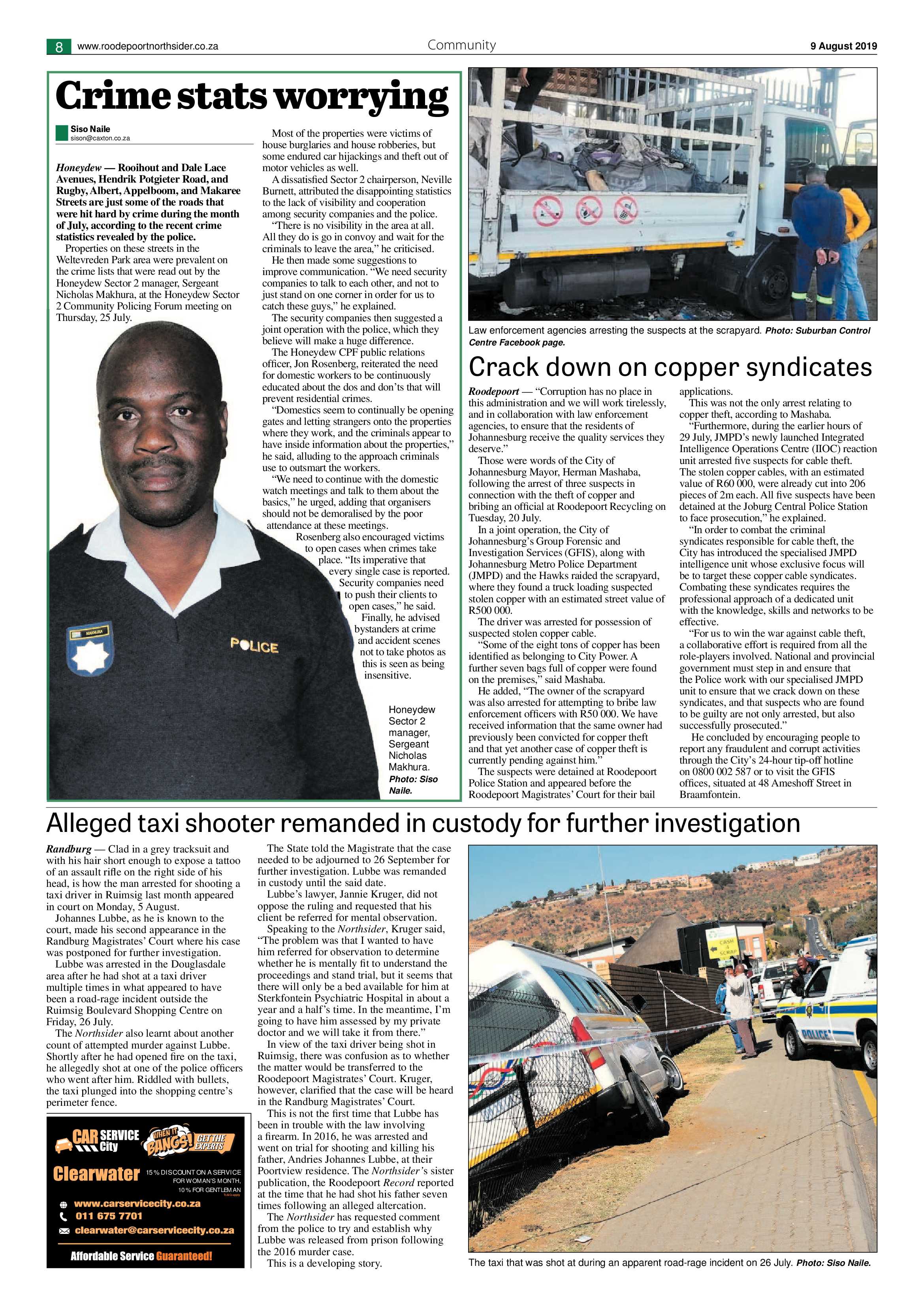 Roodepoort Northsider 9 August 2019 page 8