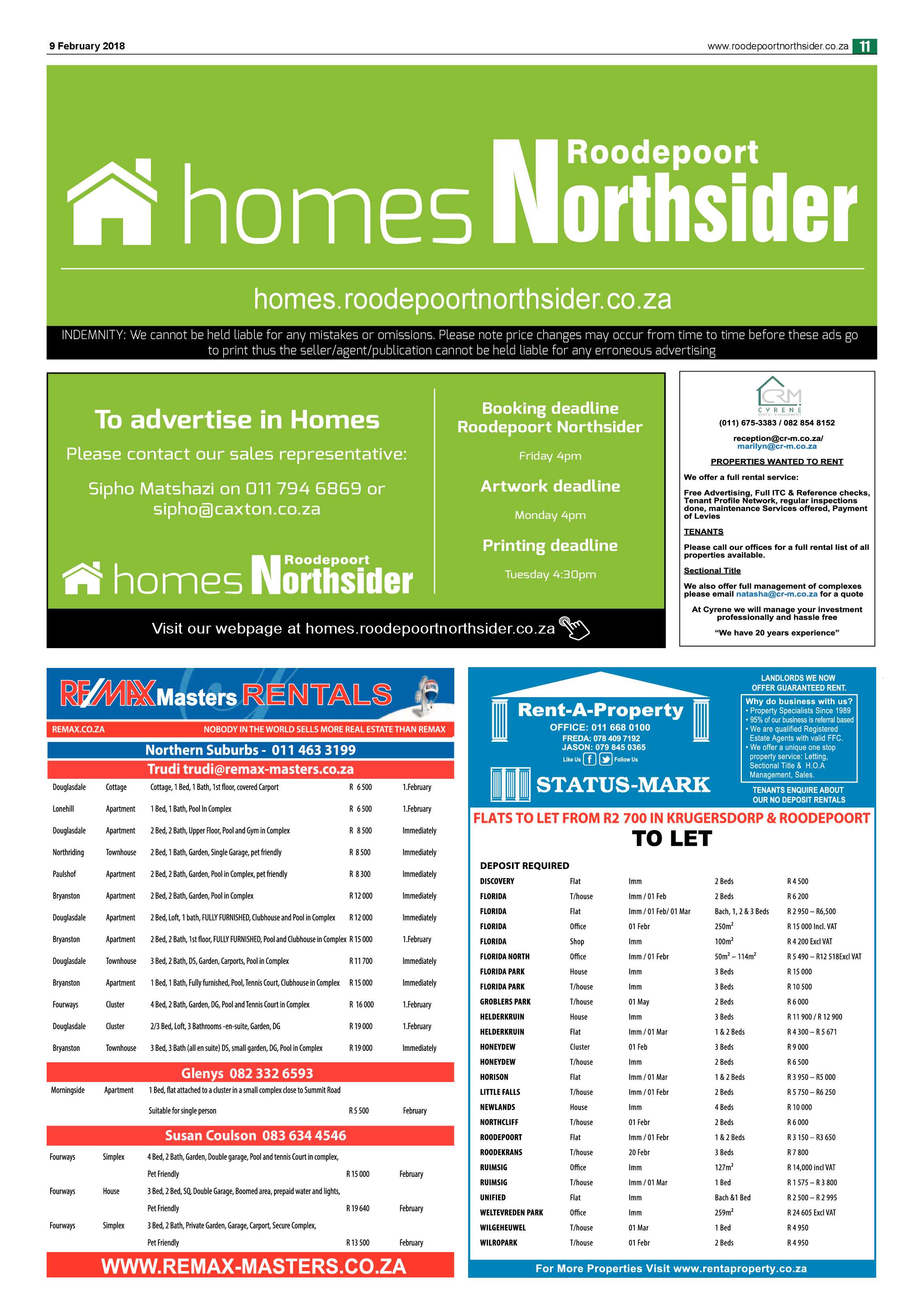 Roodepoort Northsider 9 February 2018 page 11