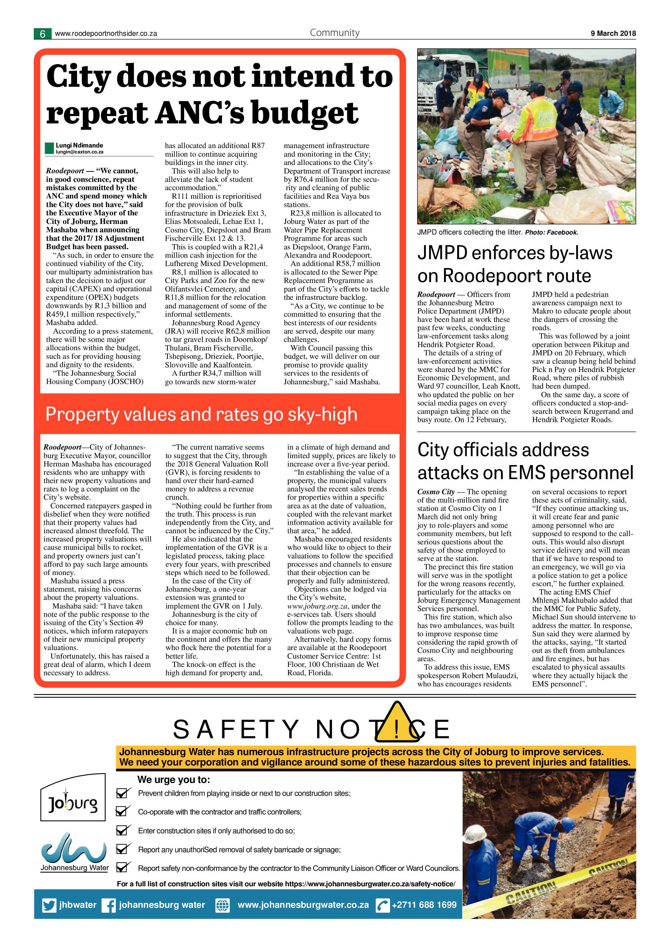 Roodepoort Northsider 9 March 2018 page 6