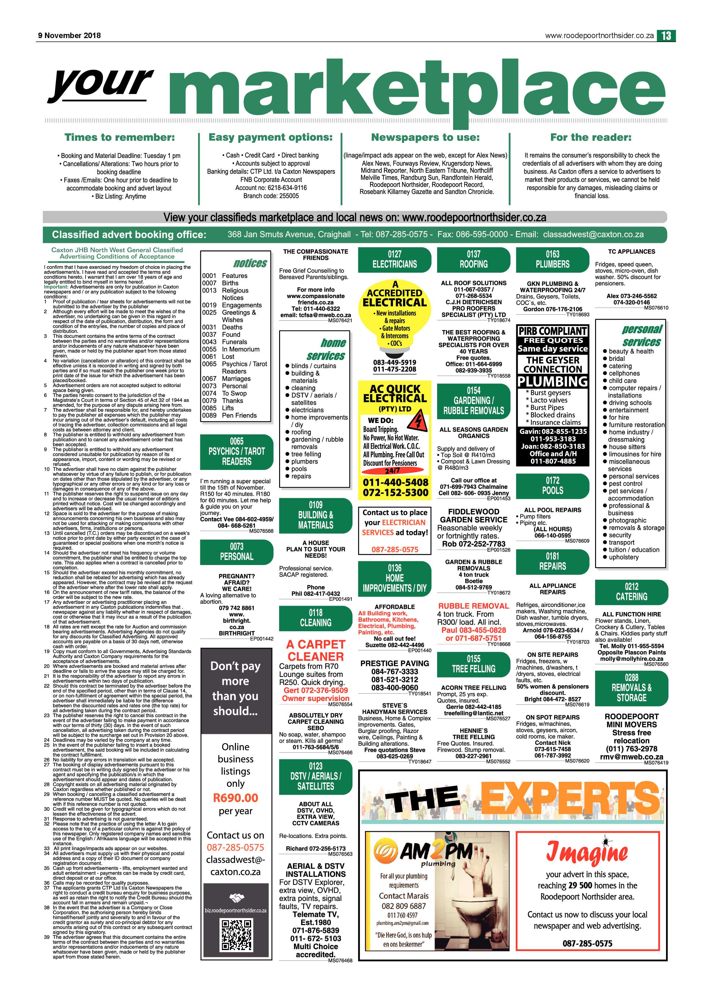 Roodepoort Northsider 9 November 2018 page 13