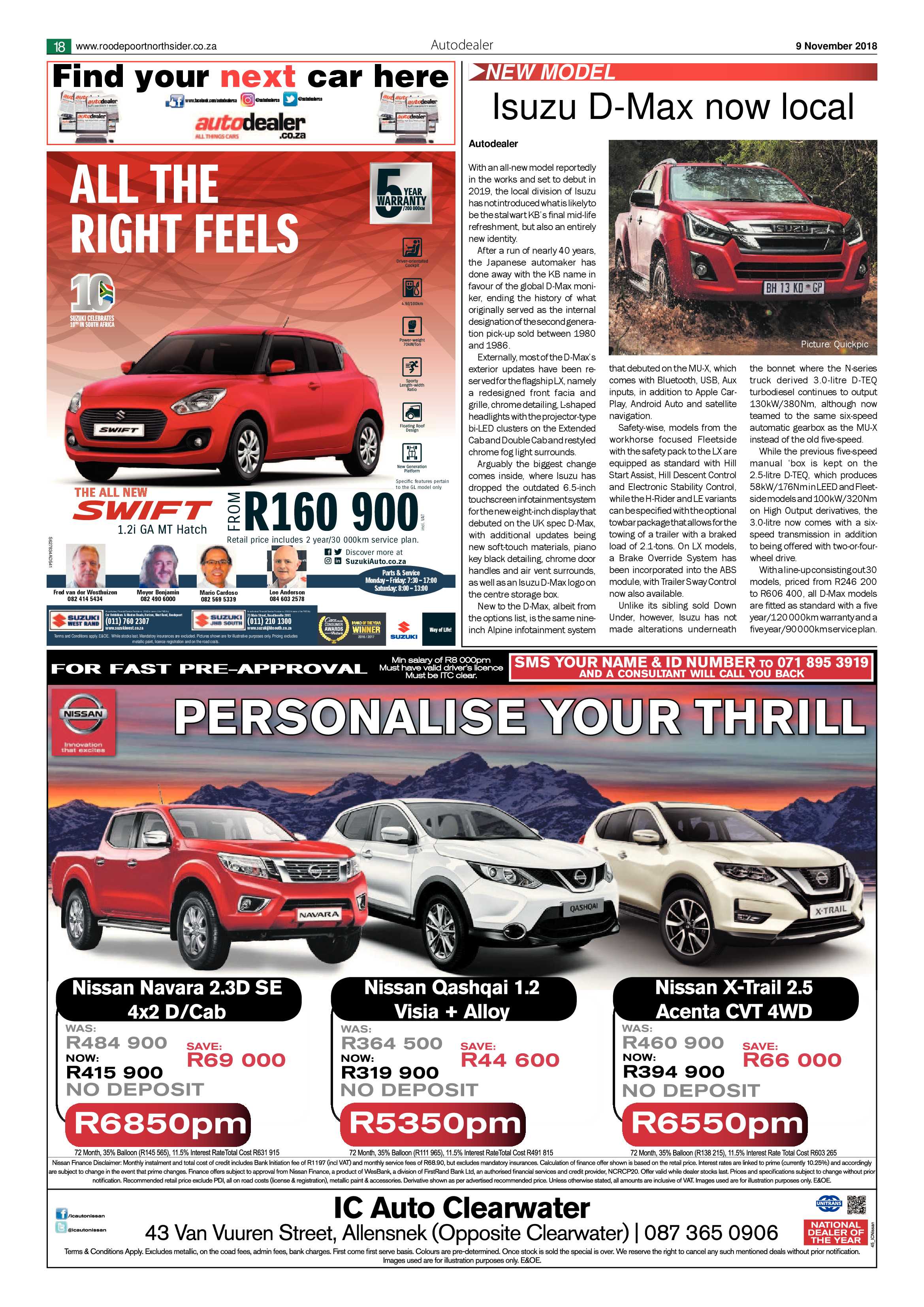 Roodepoort Northsider 9 November 2018 page 18