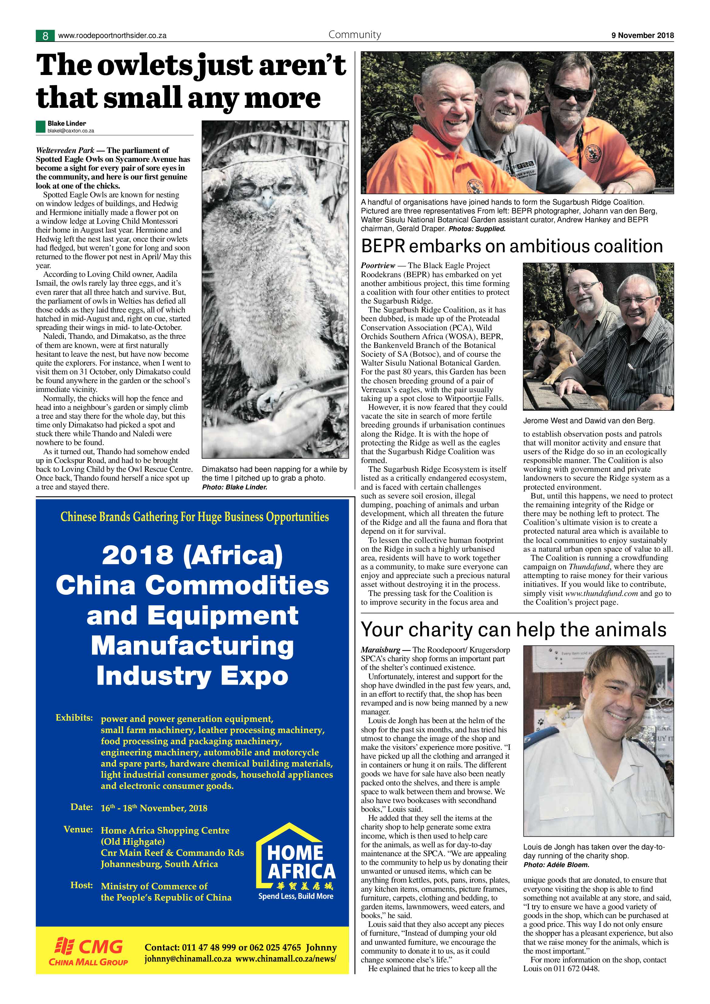 Roodepoort Northsider 9 November 2018 page 8