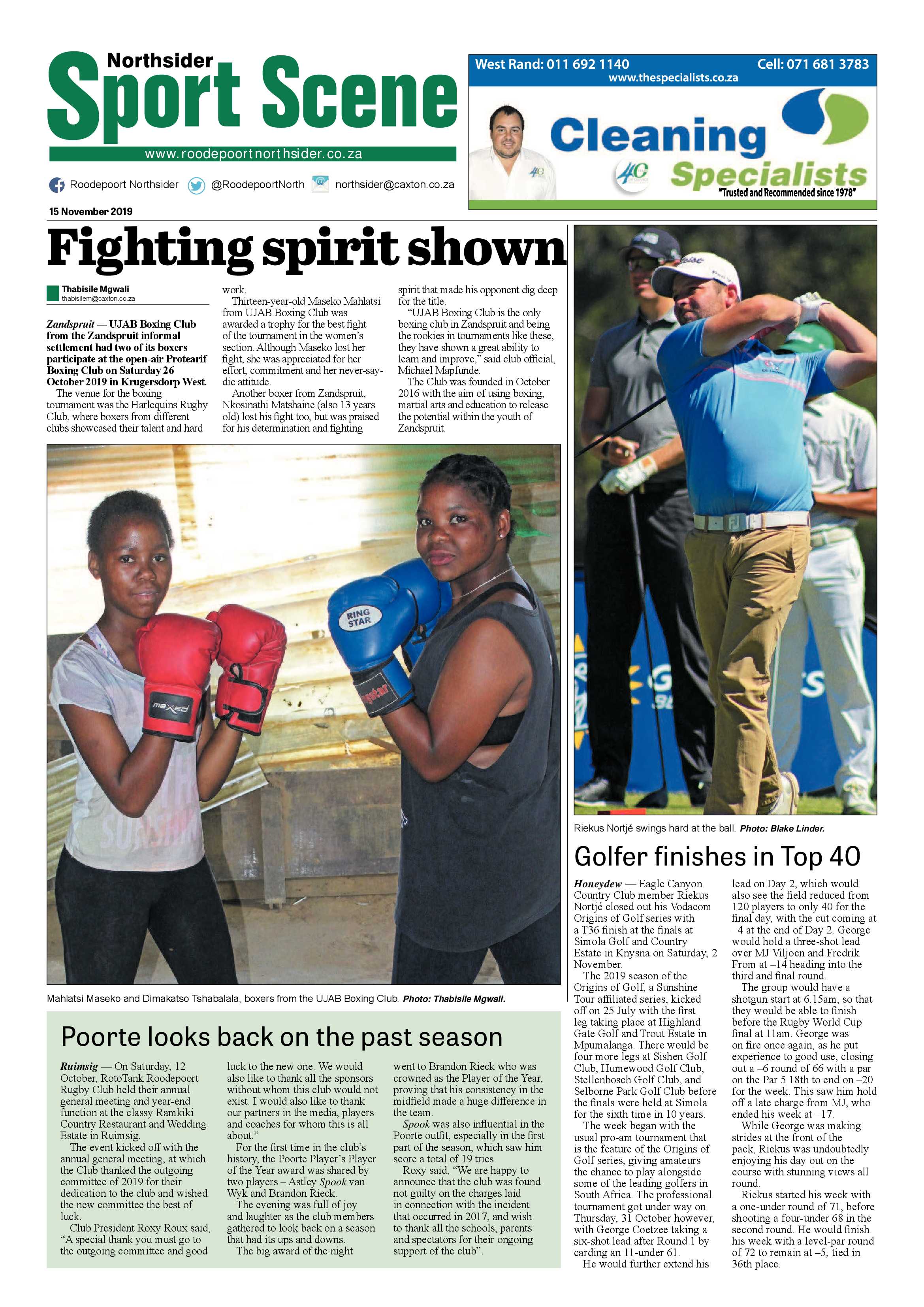 Roodepoort Nortshider 15 November 2019 page 20