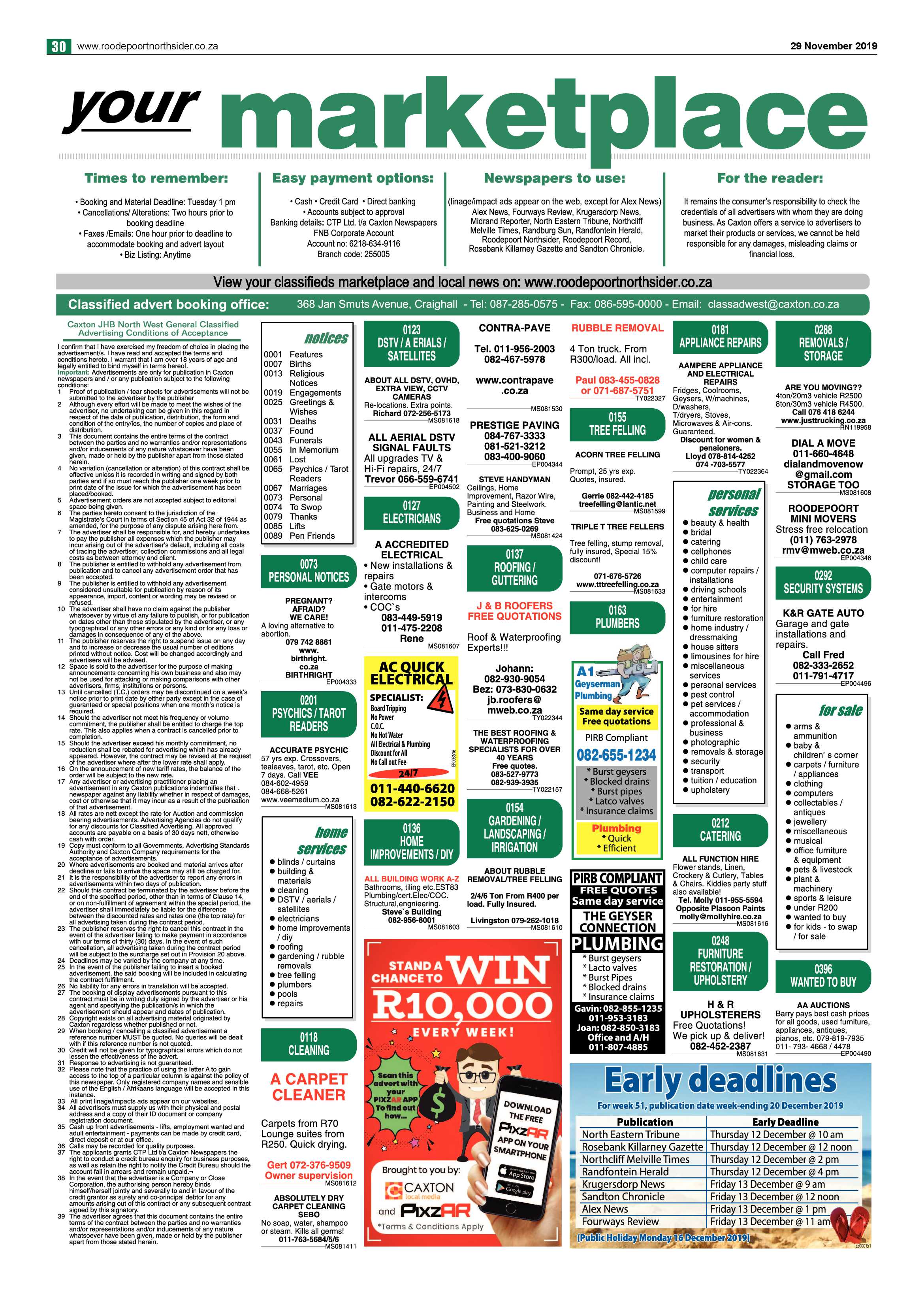 Roodepoort Nortsider 29 November 2019 page 30
