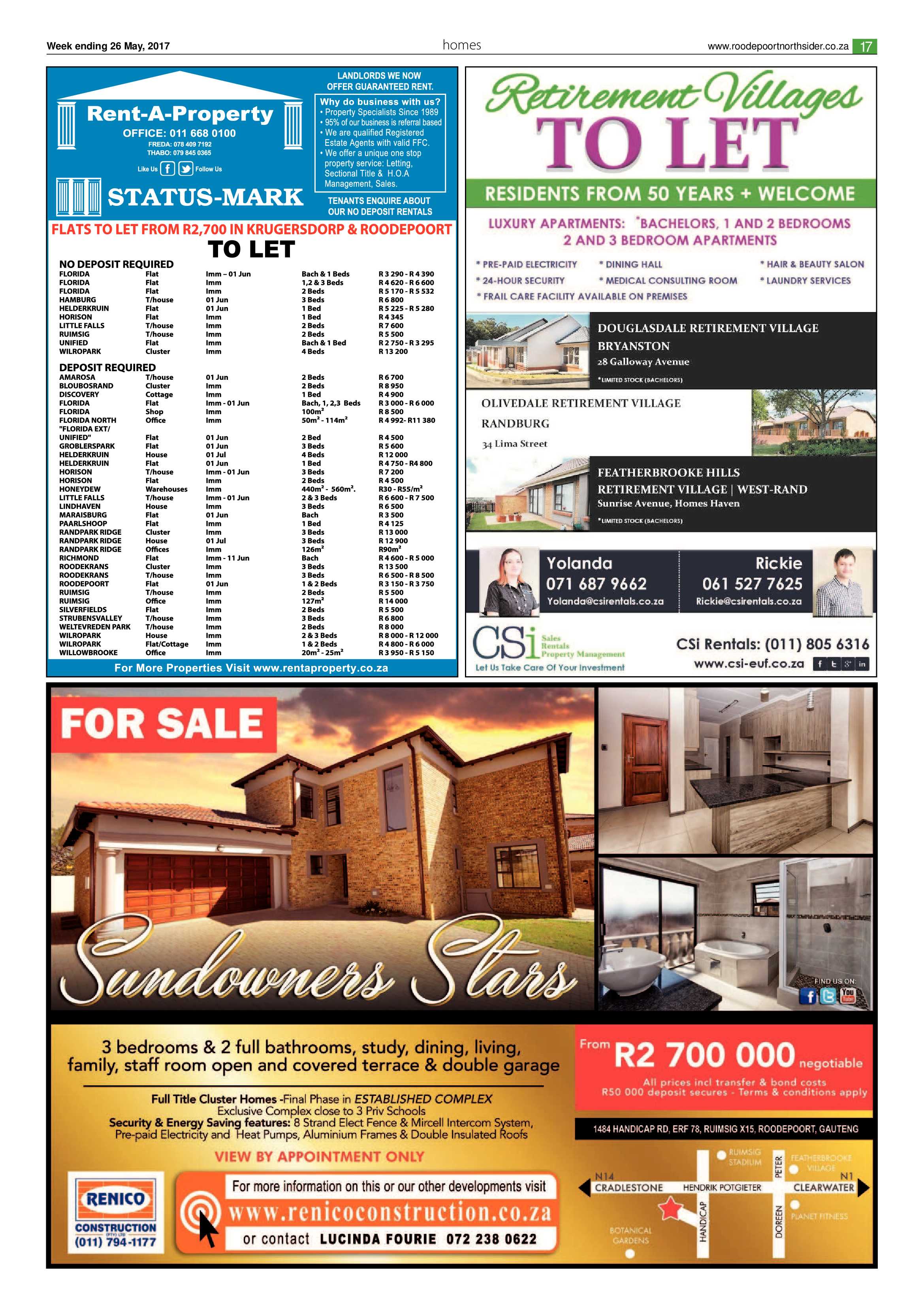 Roodepoort Northsider 26 May 2017 page 17
