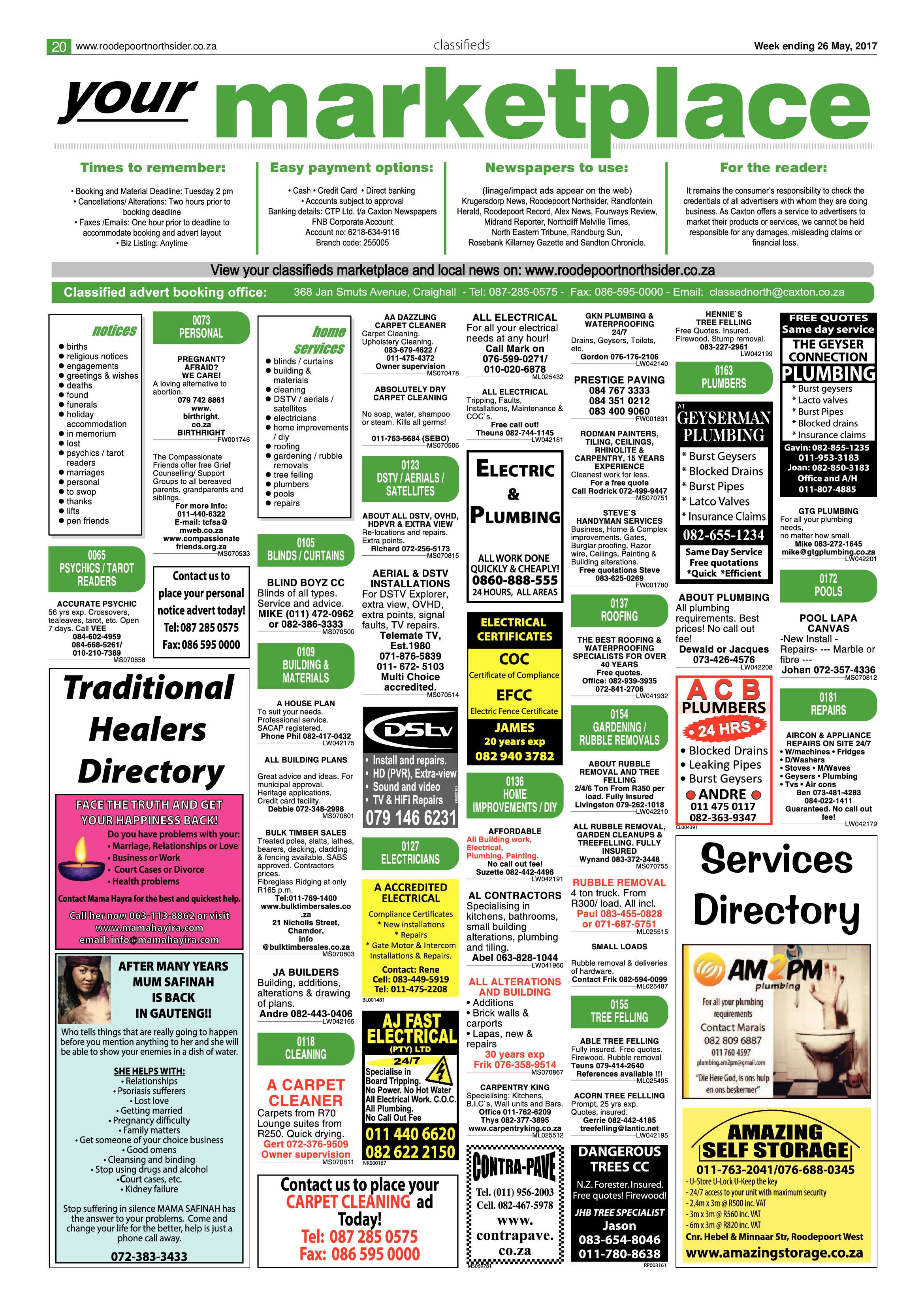 Roodepoort Northsider 26 May 2017 page 20