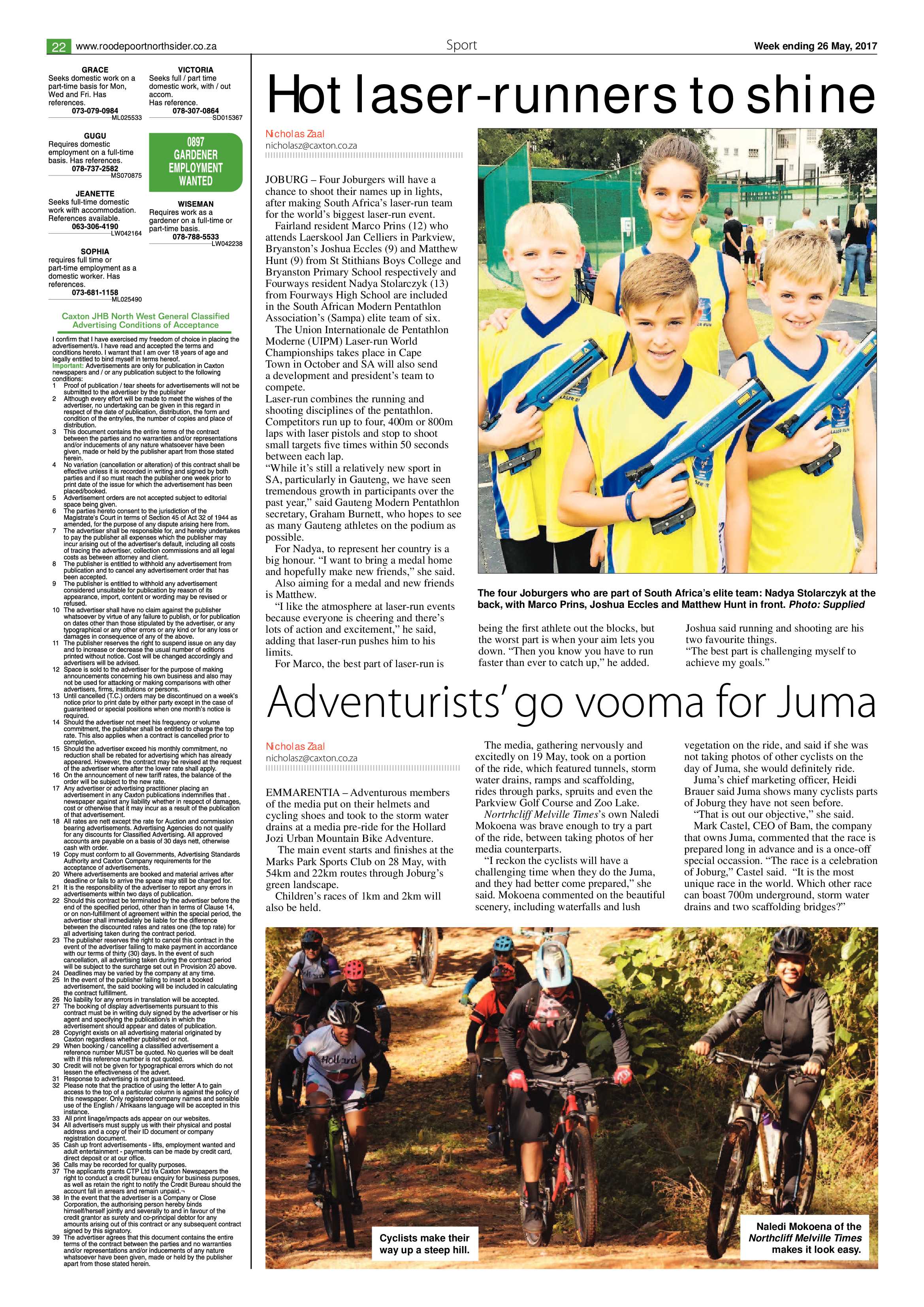 Roodepoort Northsider 26 May 2017 page 22